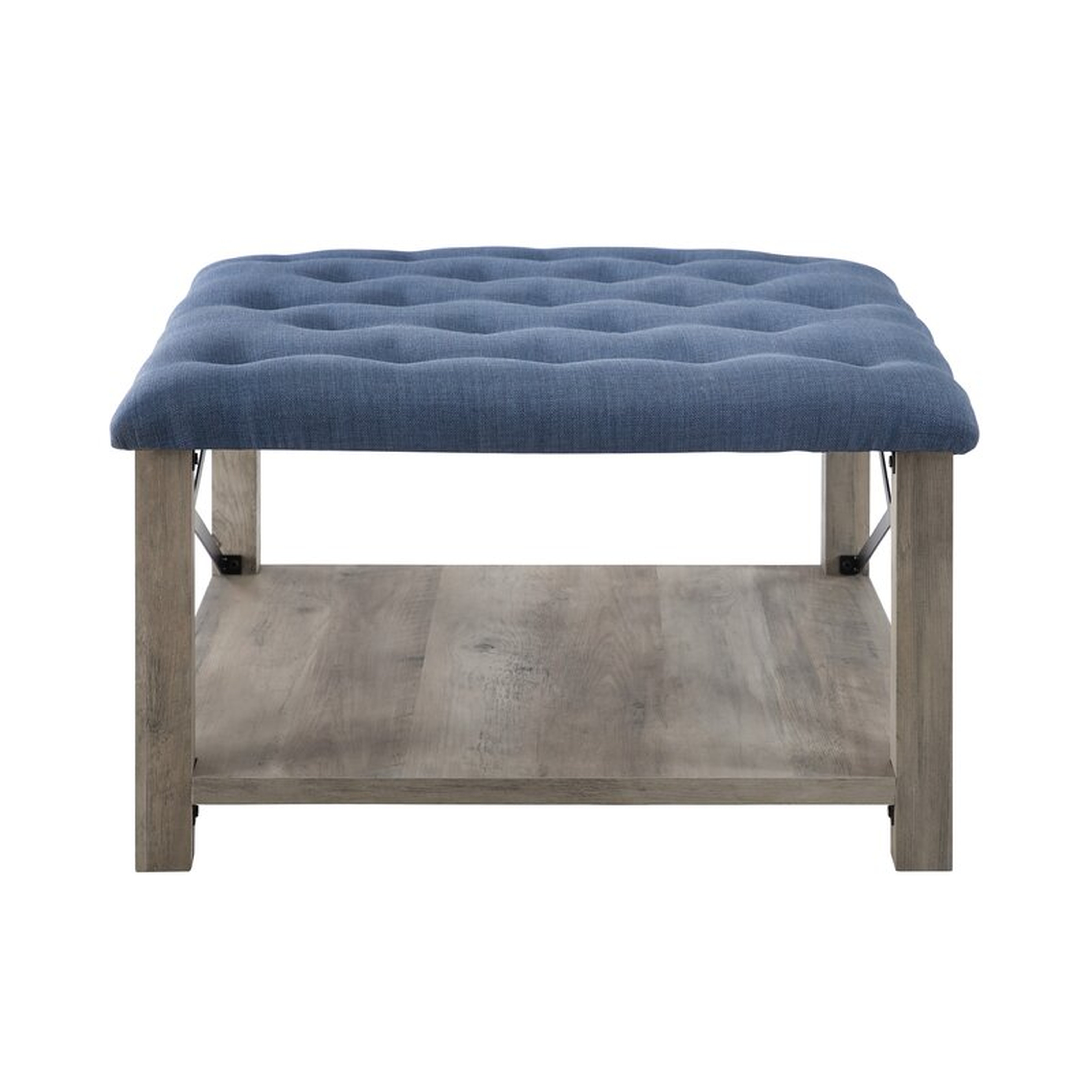 Grube 30" Tufted Square Cocktail with Storage Ottoman - Wayfair