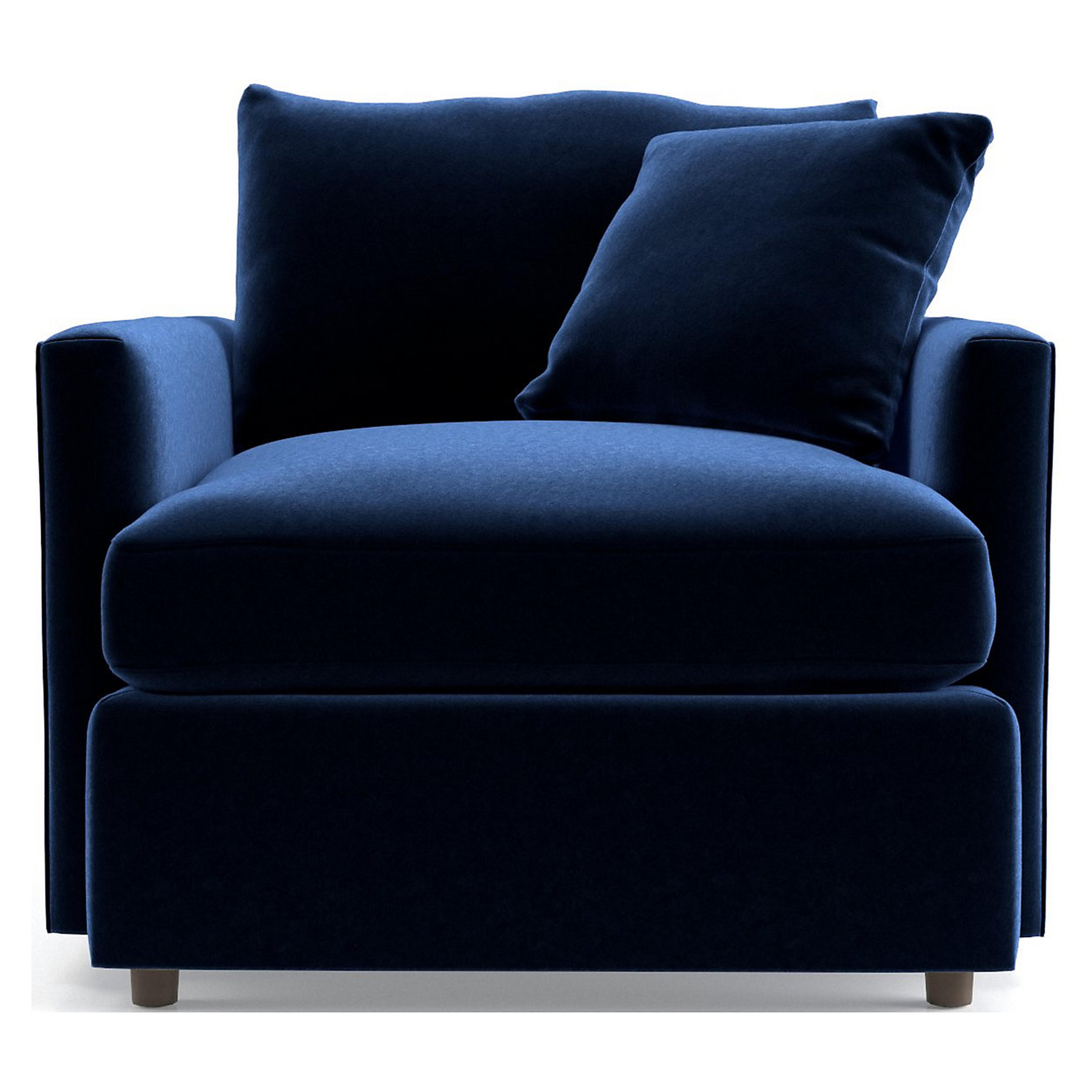 Lounge II Chair -Variety Indigo - Crate and Barrel