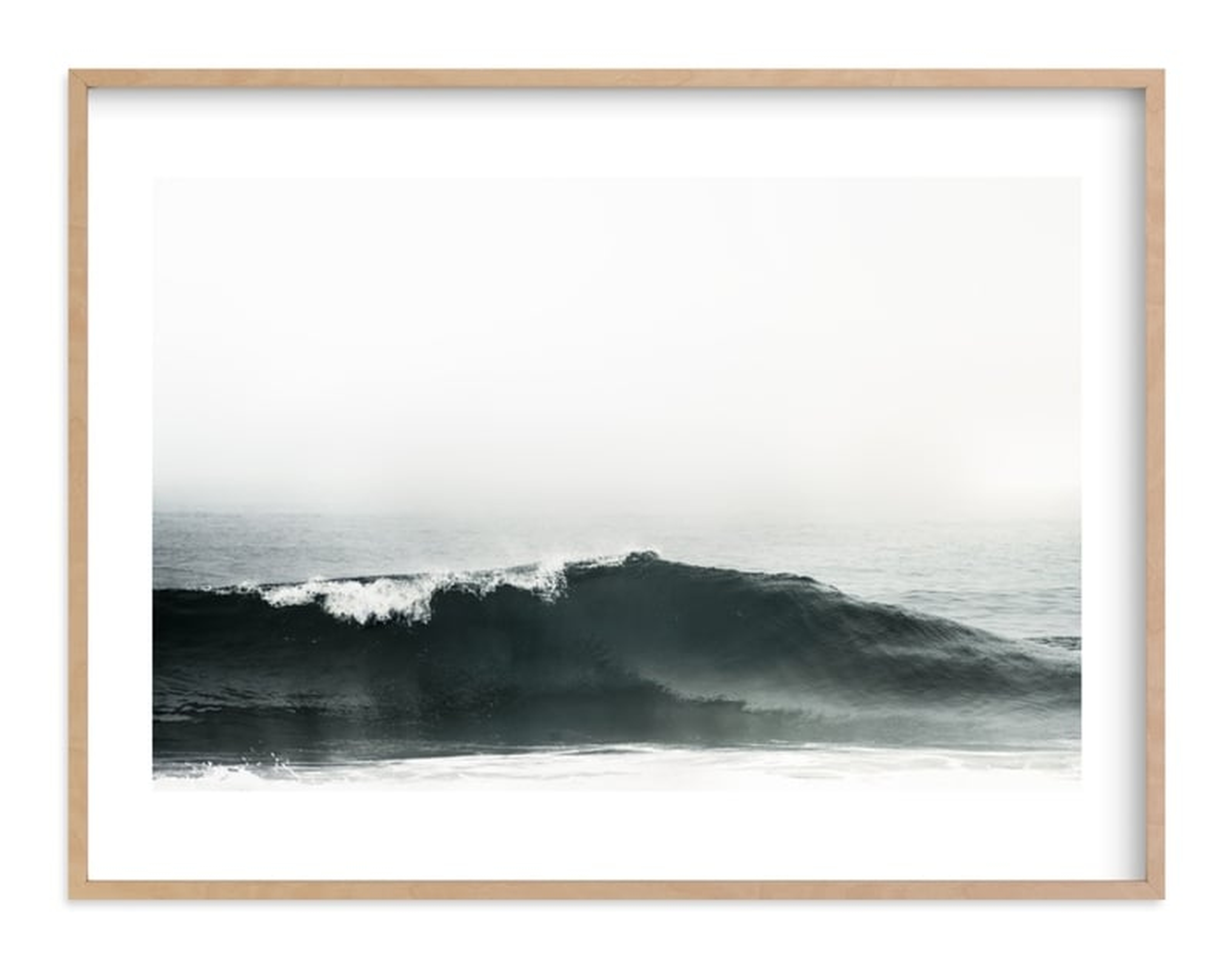 Mariner's Muse - 40"x30", Natural Raw Wood Frame, White Border - Minted