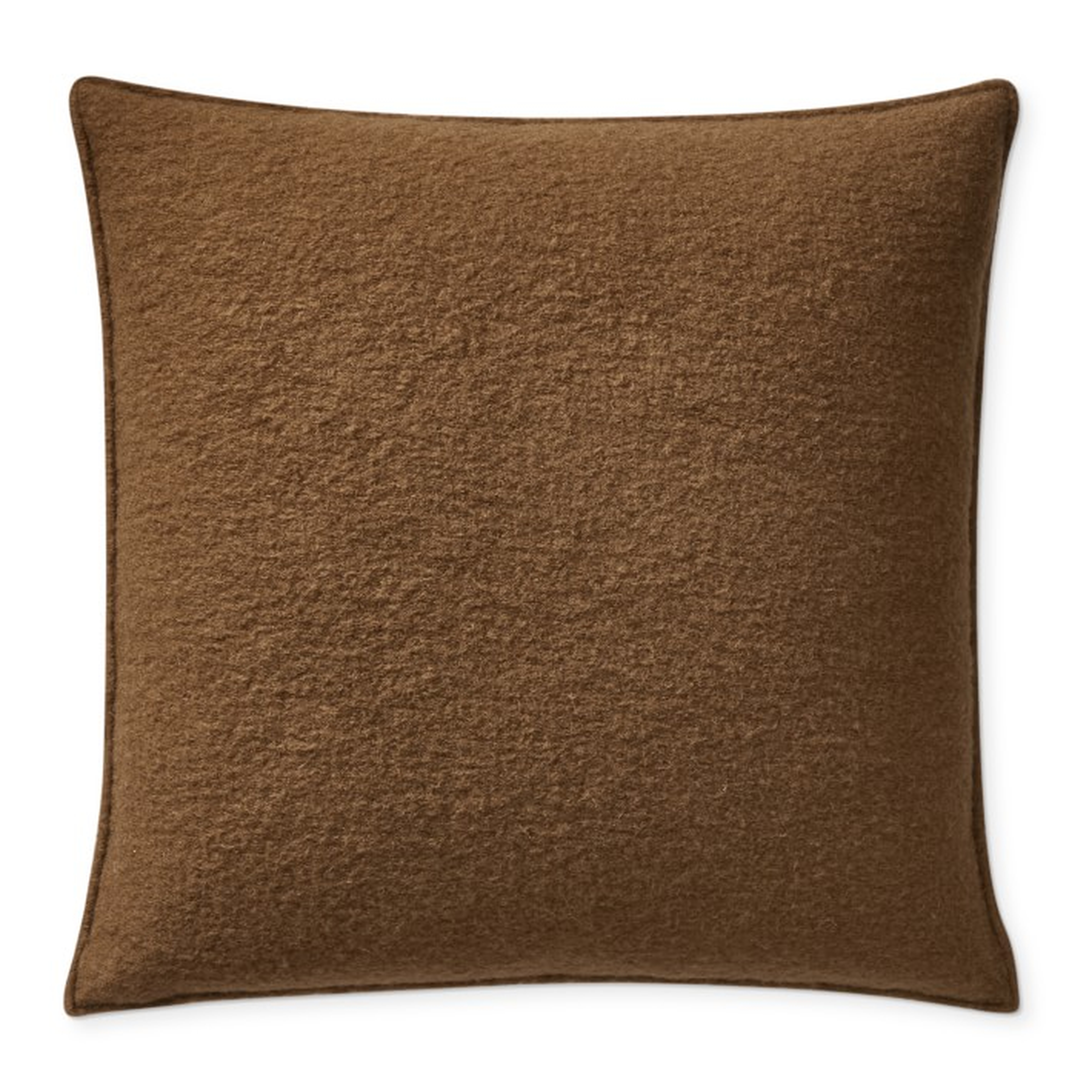 Italian Boiled Wool Solid Pillow Cover - Bronze - Williams Sonoma Home