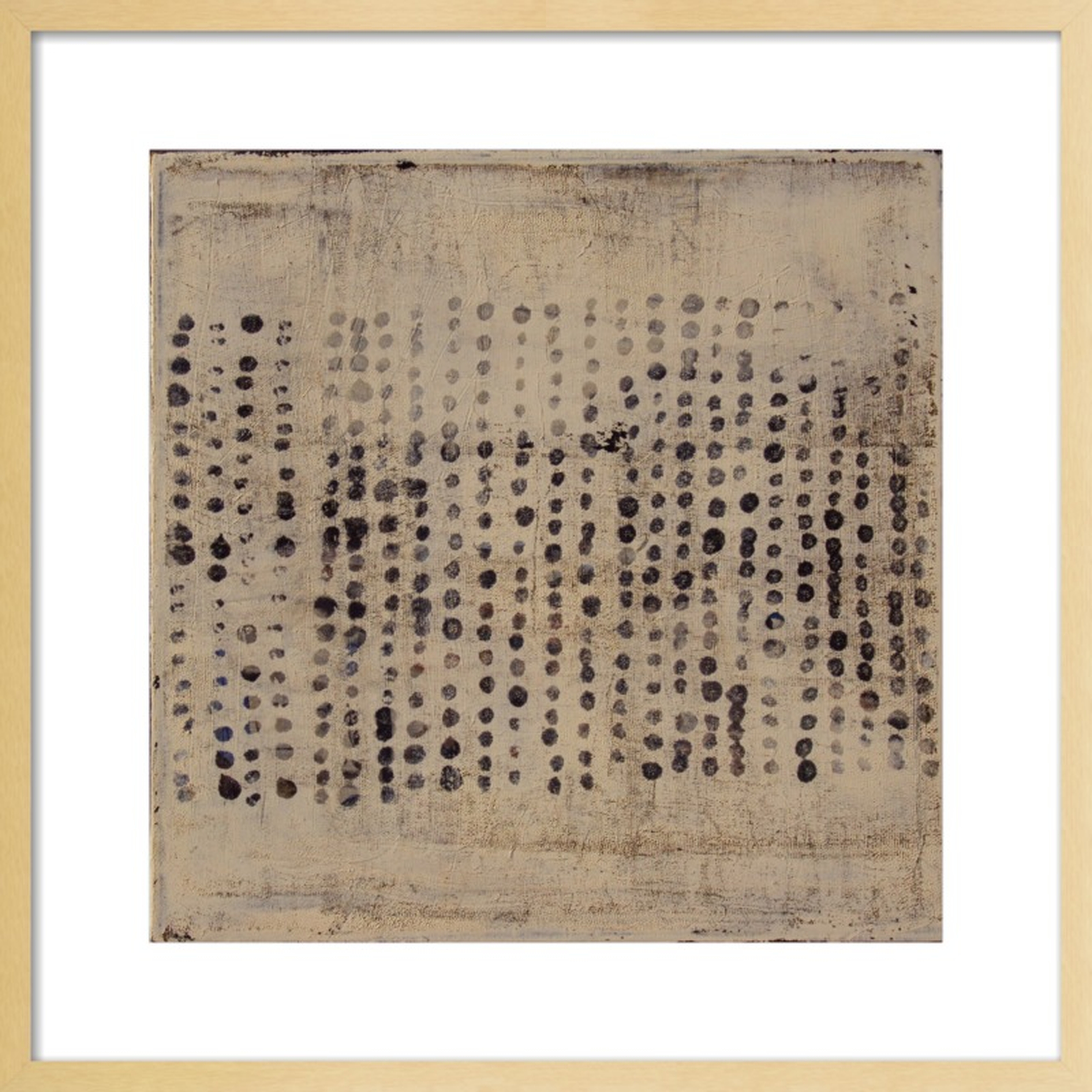 untitled BY VERED GERSZTENKORN - 24x24 - natural smooth veneer frame with matte - Artfully Walls