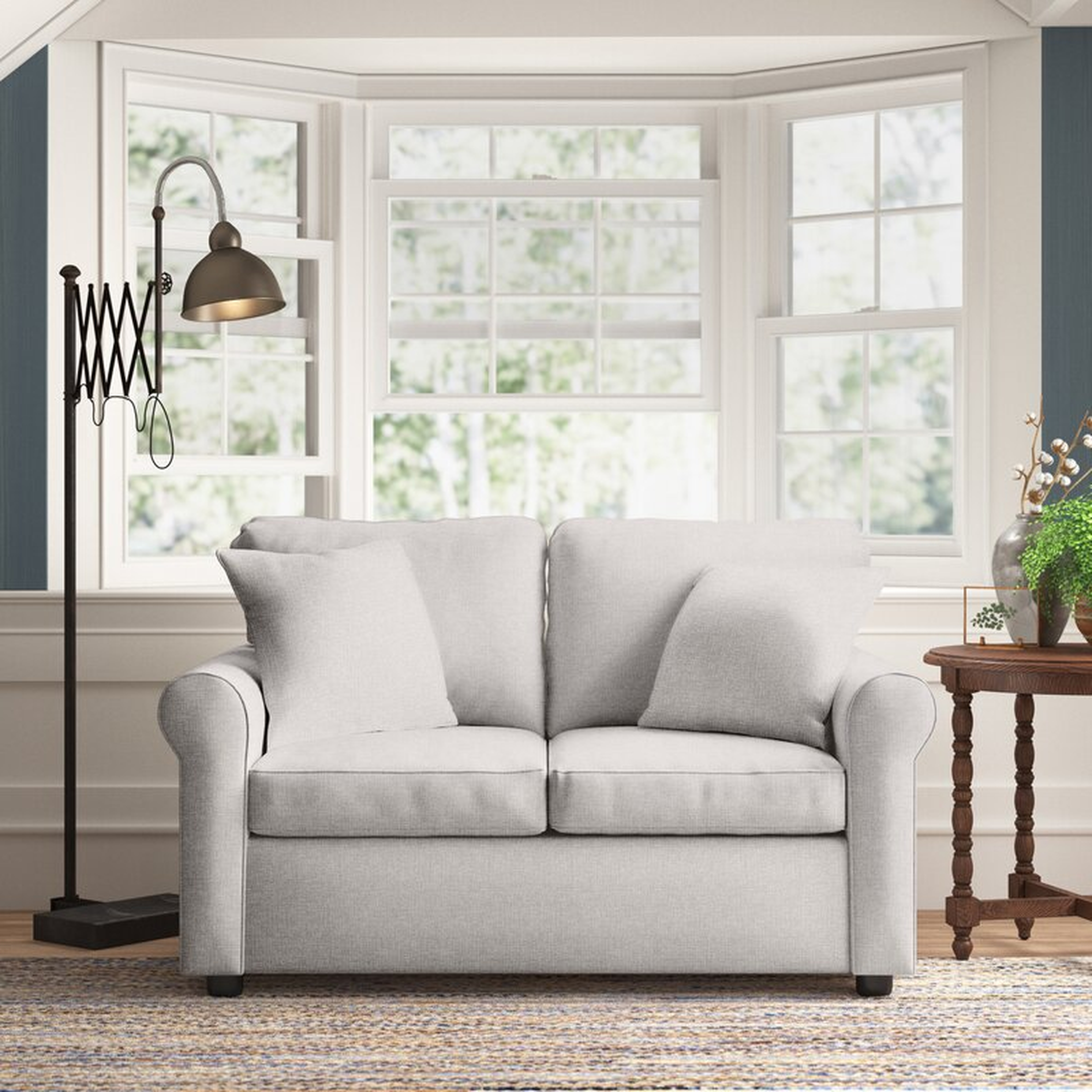 Wolsingham 60" Rolled Arm Loveseat with Reversible Cushions - Wayfair