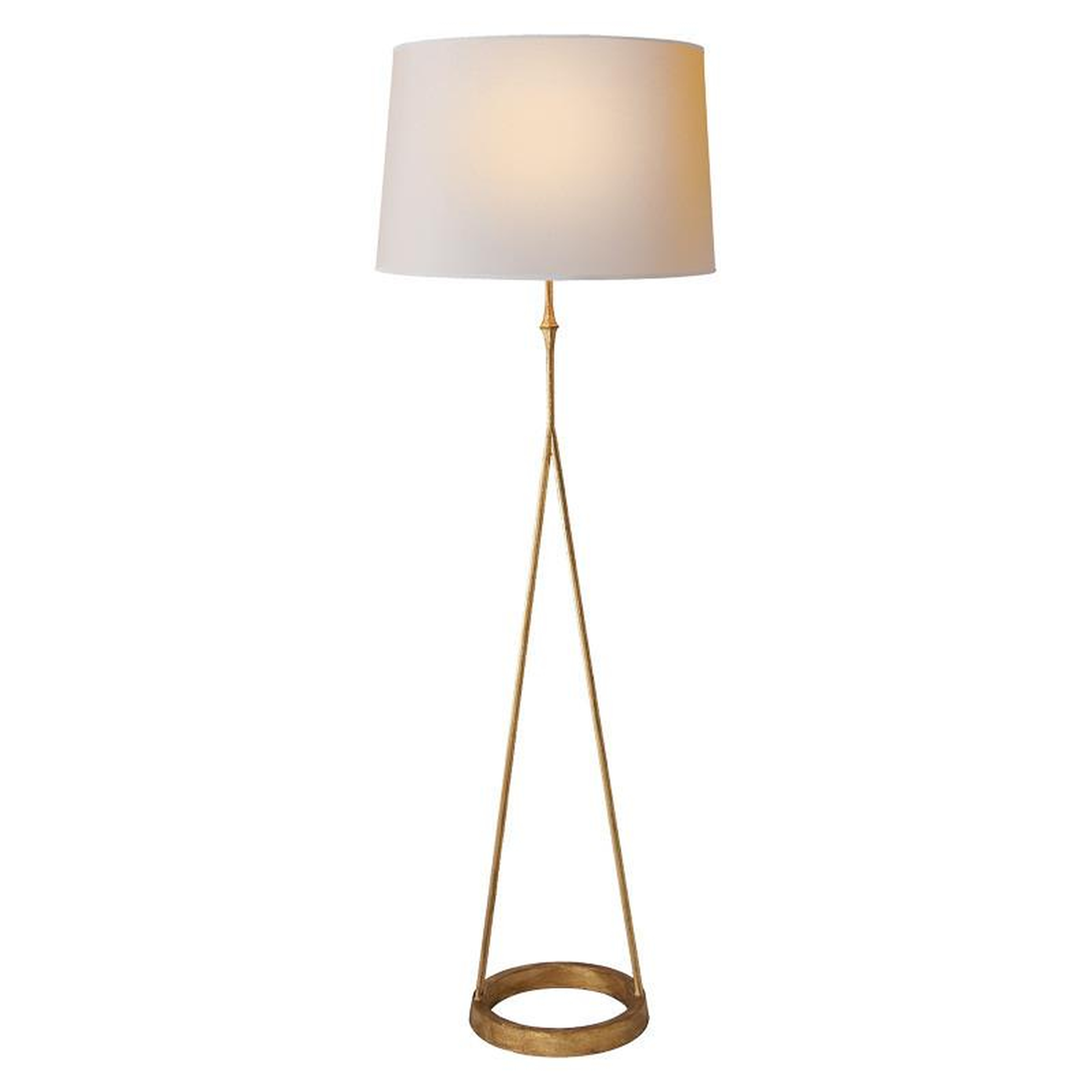DAUPHINE FLOOR LAMP - GILDED IRON - McGee & Co.