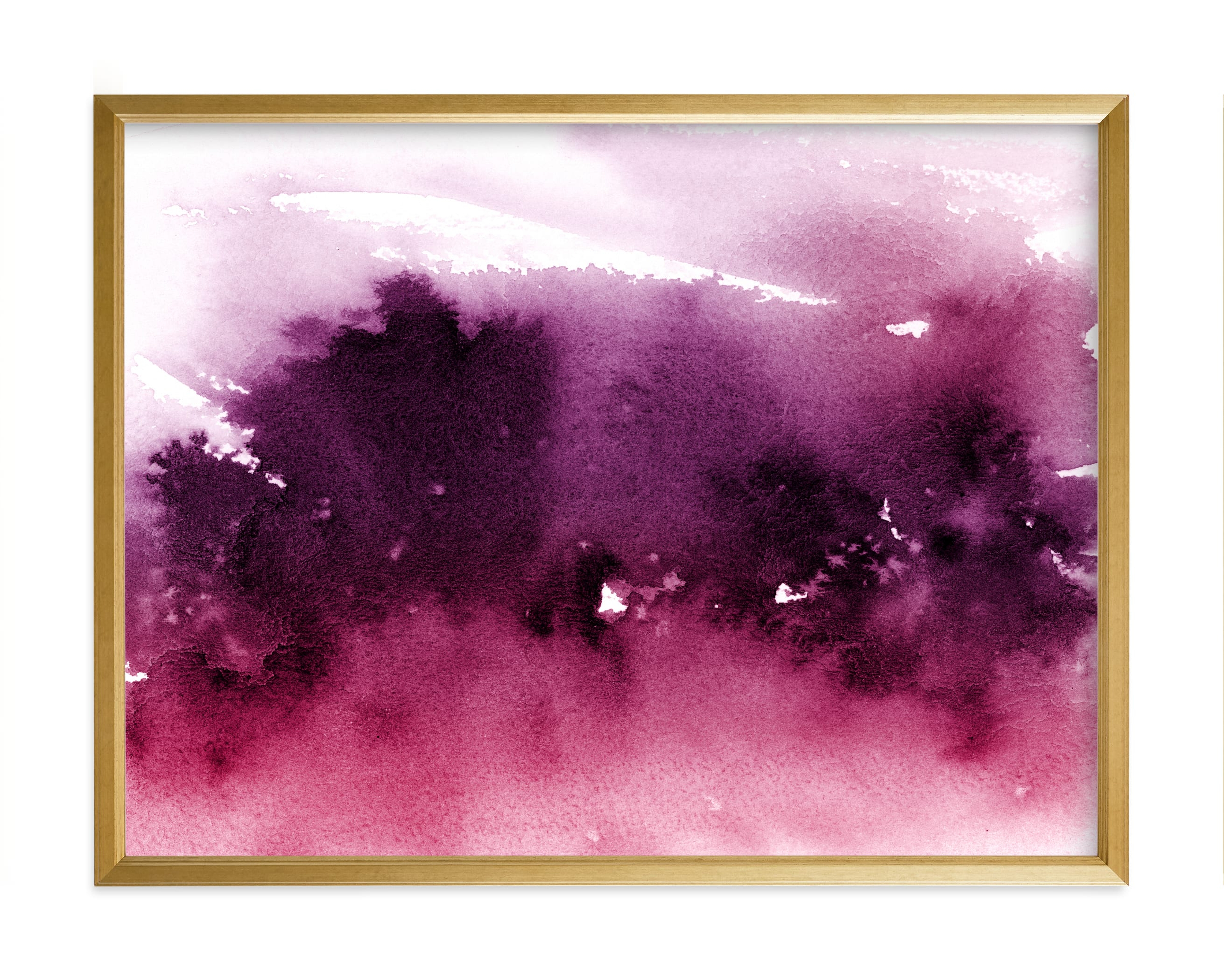 misty forest Art Print - Minted