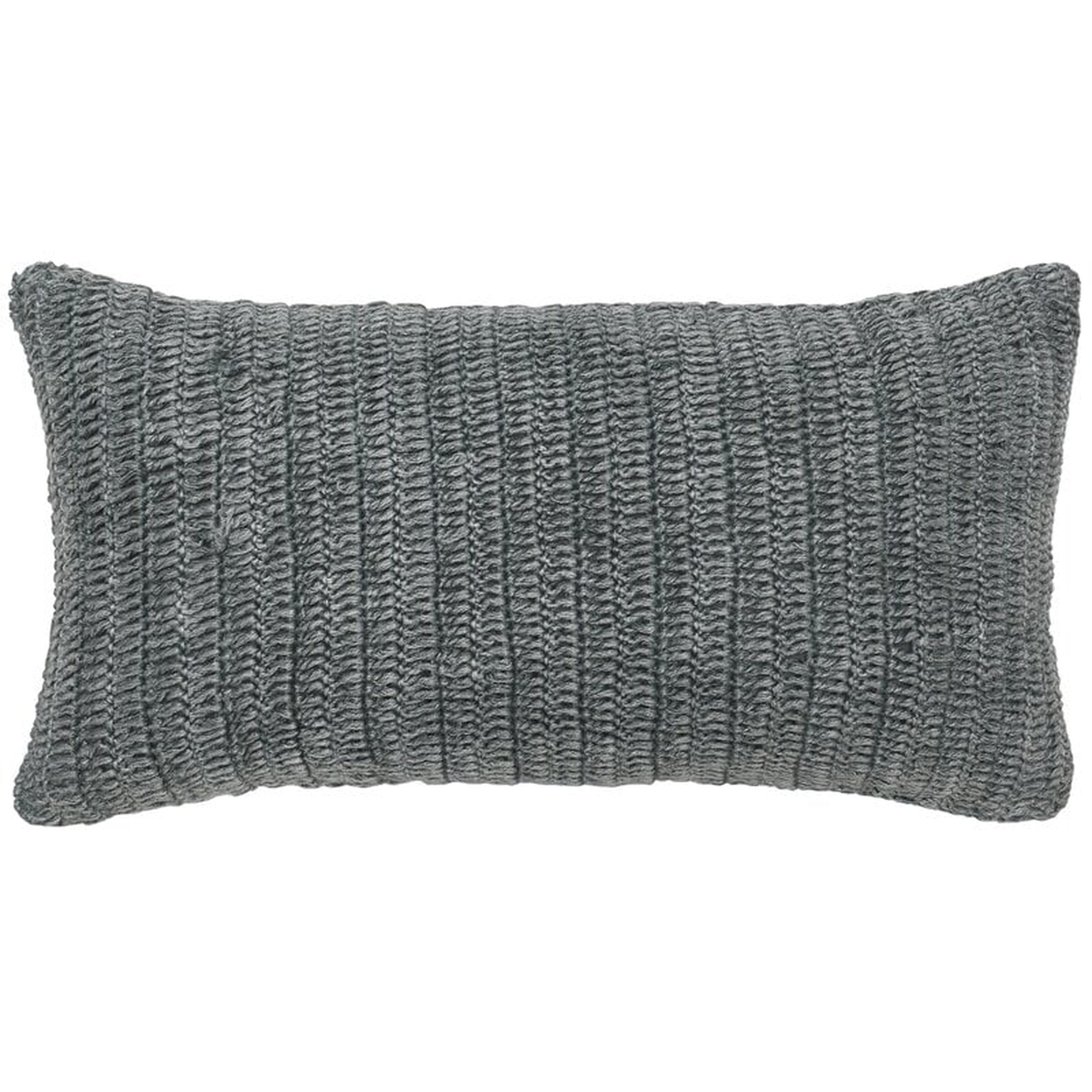 Mccutchen Cotton Throw Pillow Cover & Insert - GRAY - Wayfair