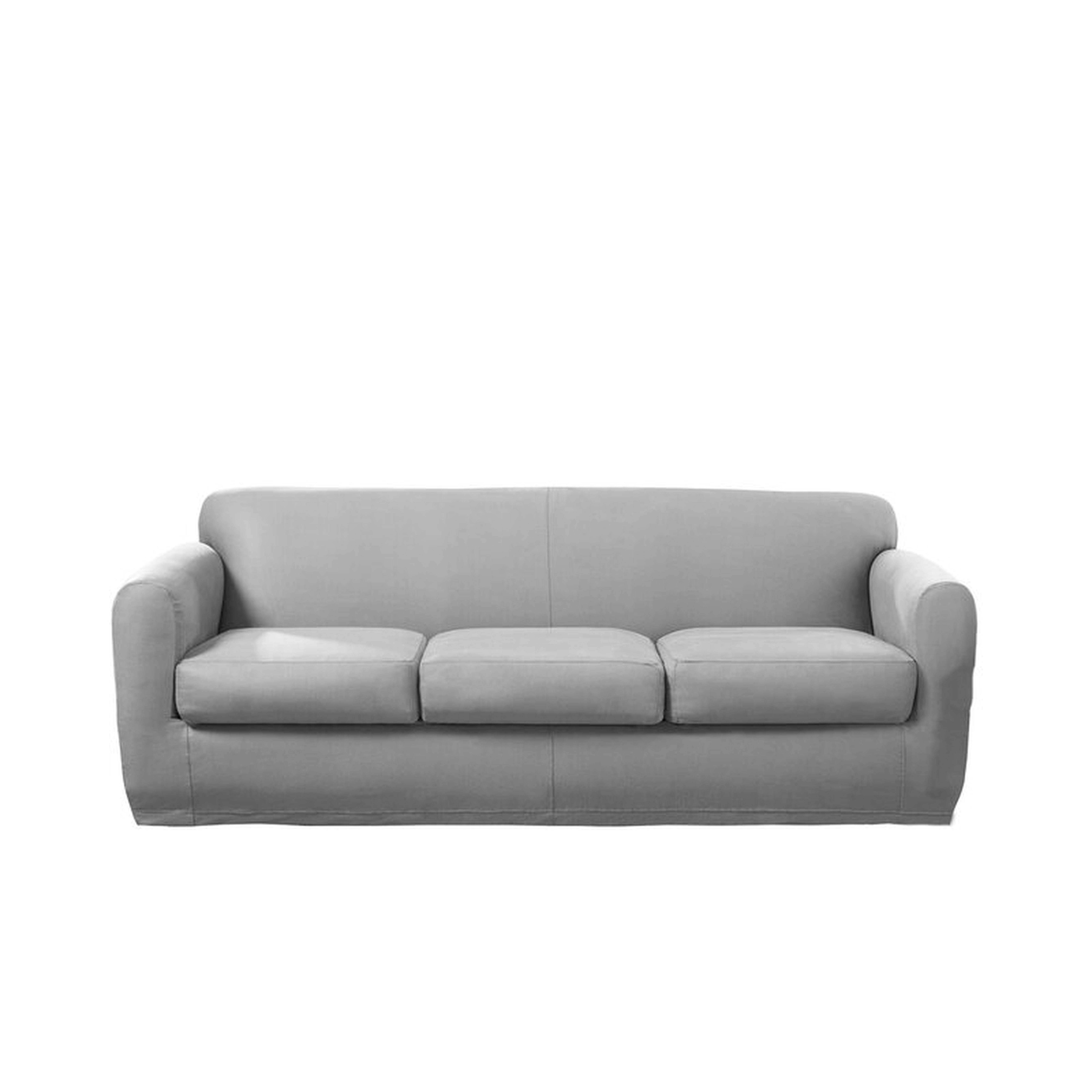 Ultimate Stretch Box Cushion Sofa Slipcover - Wayfair