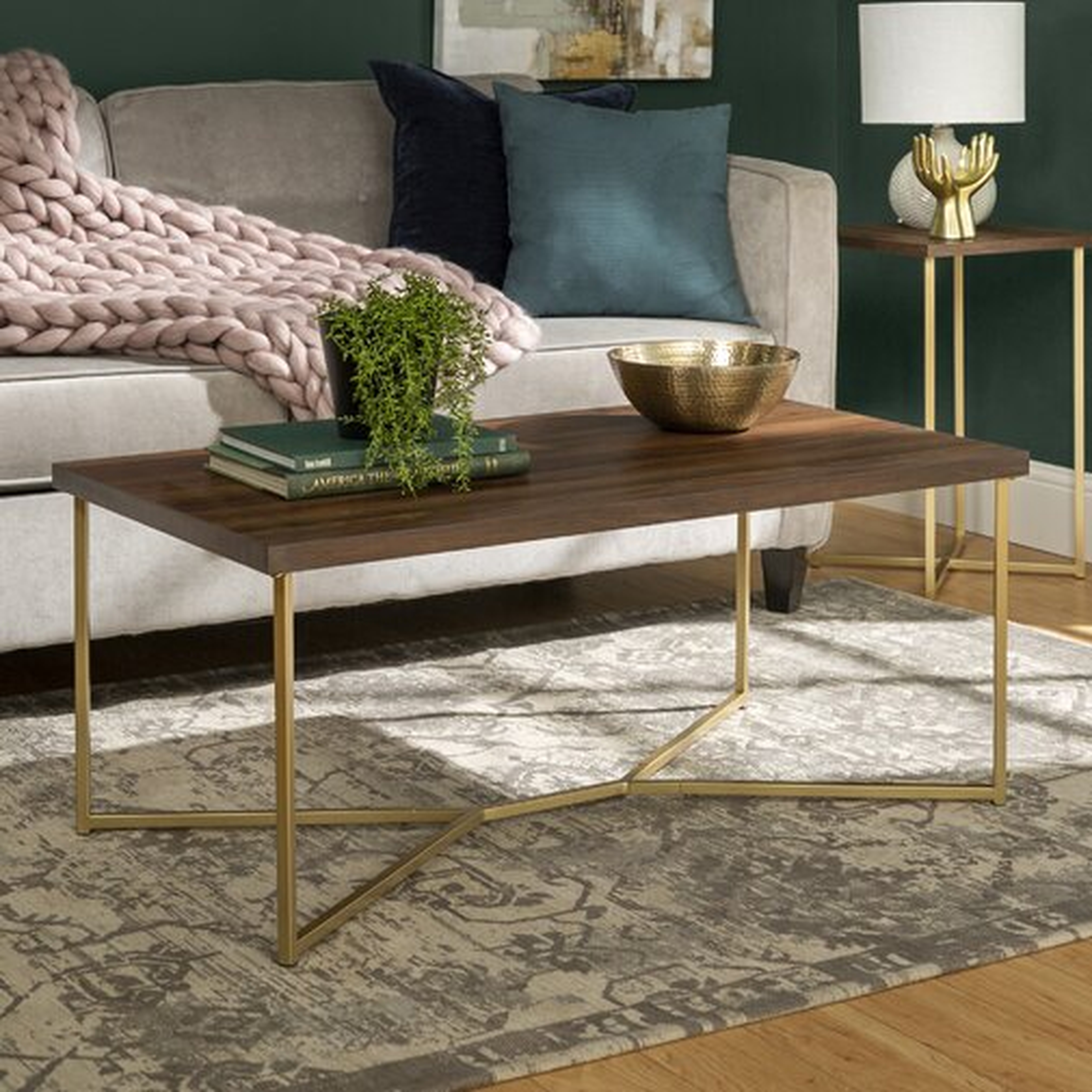 Devito Coffee Table with Tray Top - Wayfair