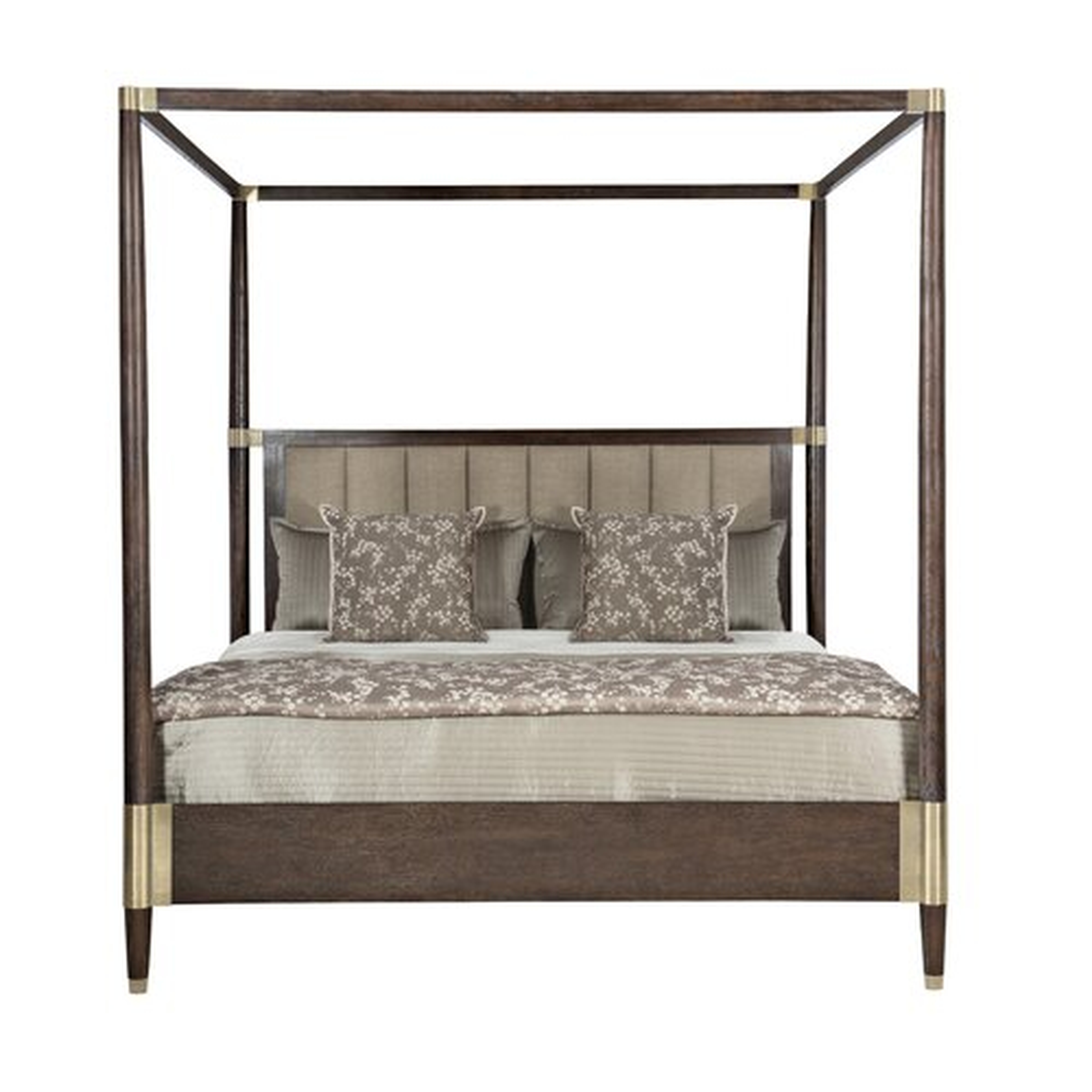 CLAREDON UPHOLSTERED CANOPY BED - Perigold