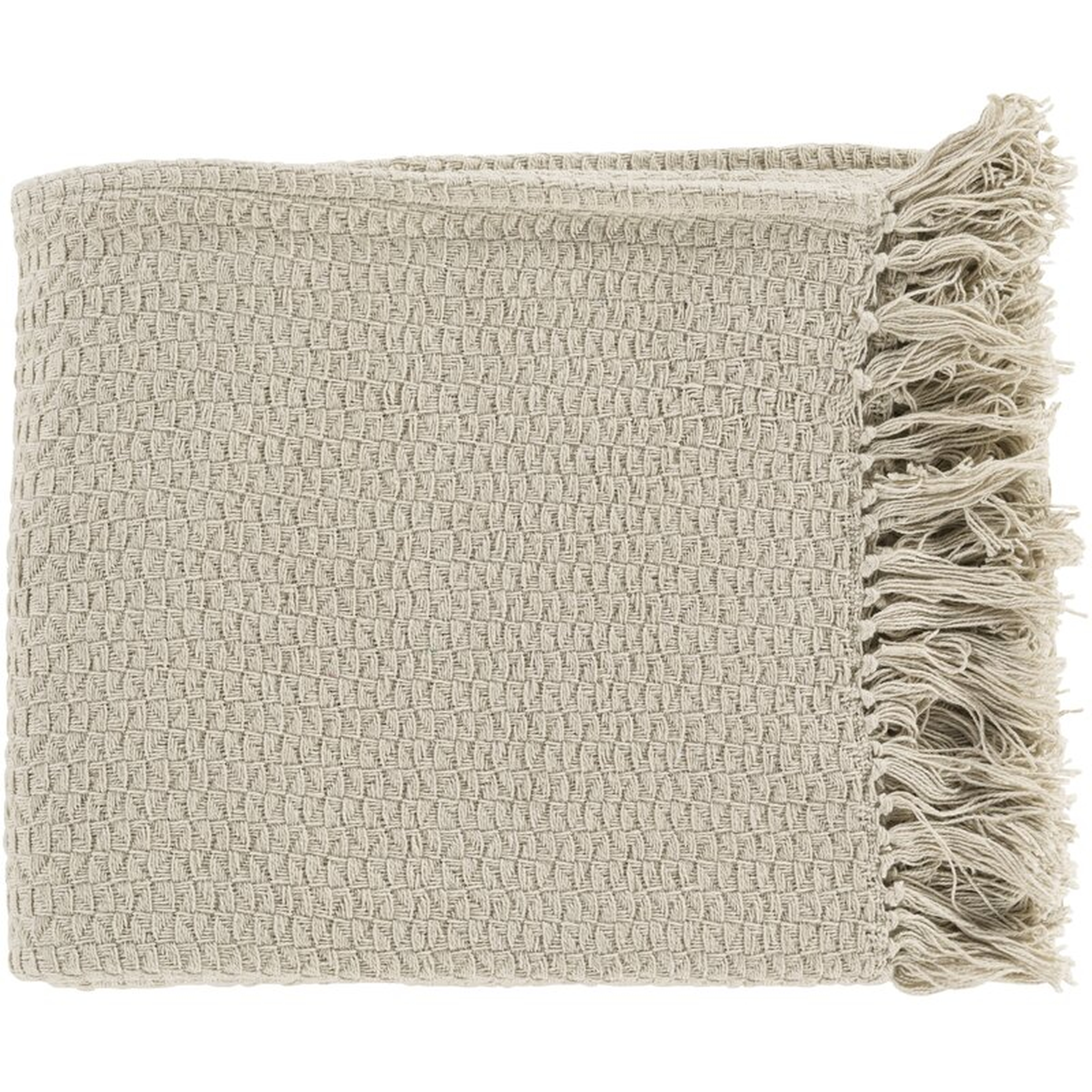 Polaris Cotton Throw Blanket - Wayfair