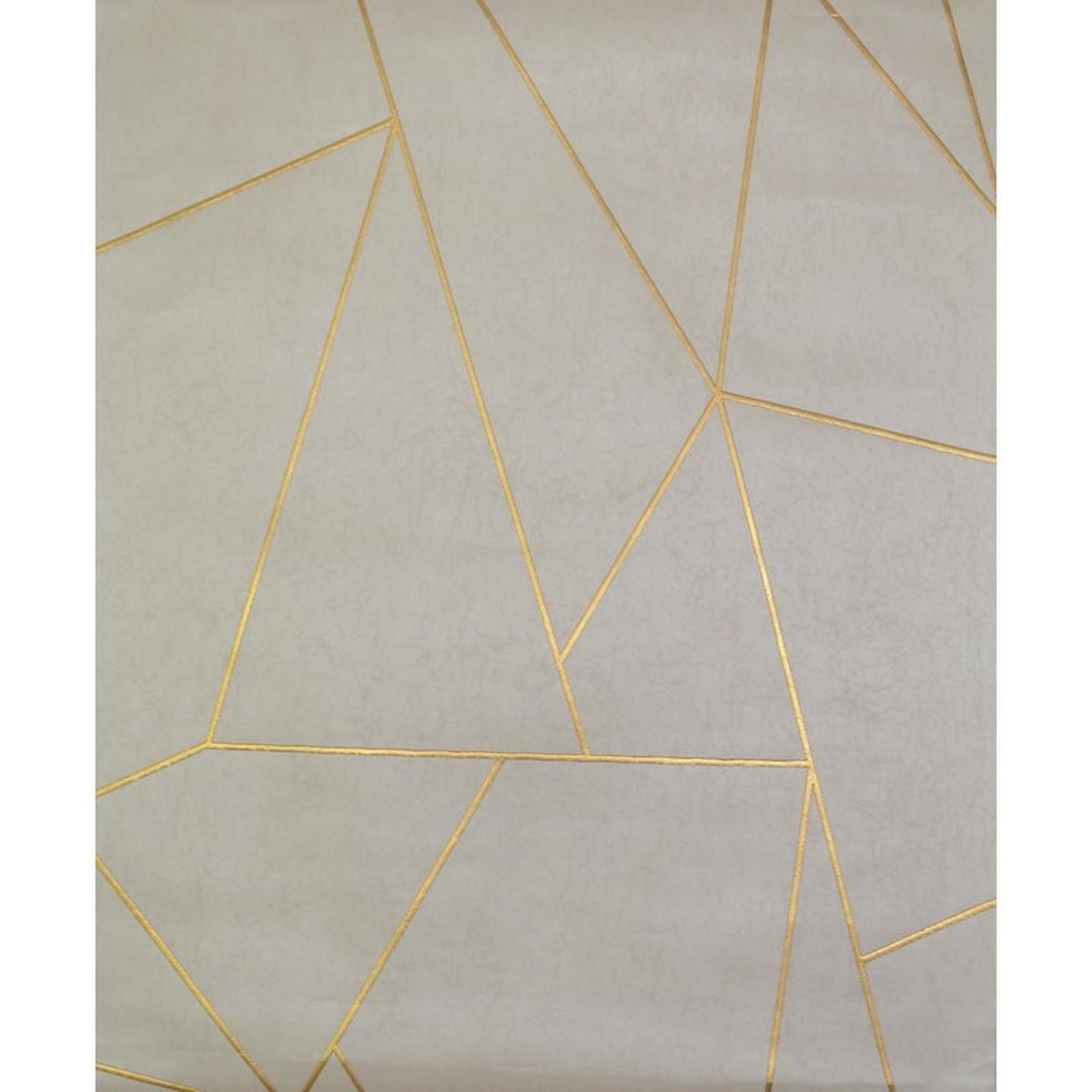 Nazca 32.8' L x 20.8" W Metallic/Foiled Wallpaper Roll - Wayfair
