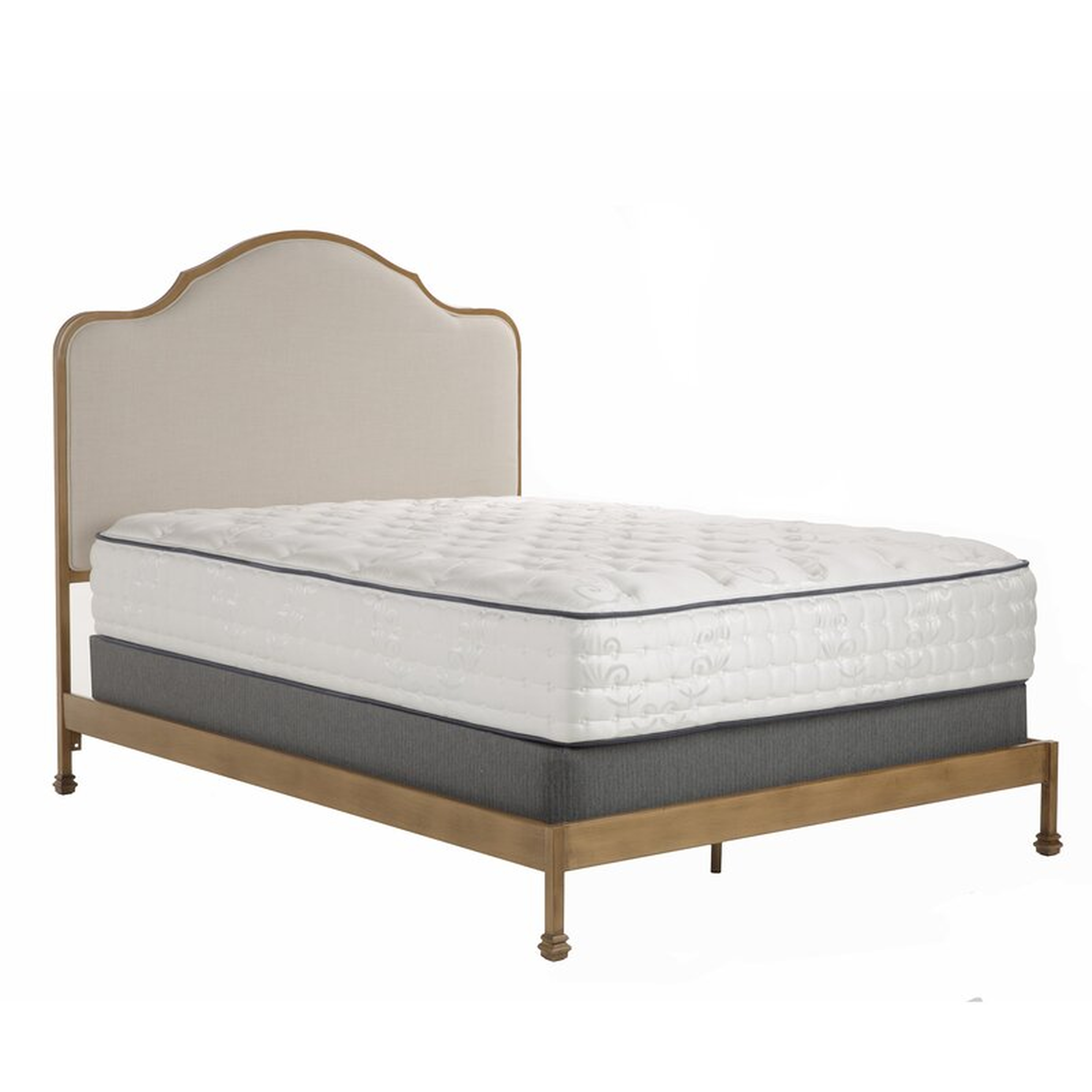 Sten Upholstered Panel Bed - queen - Wayfair