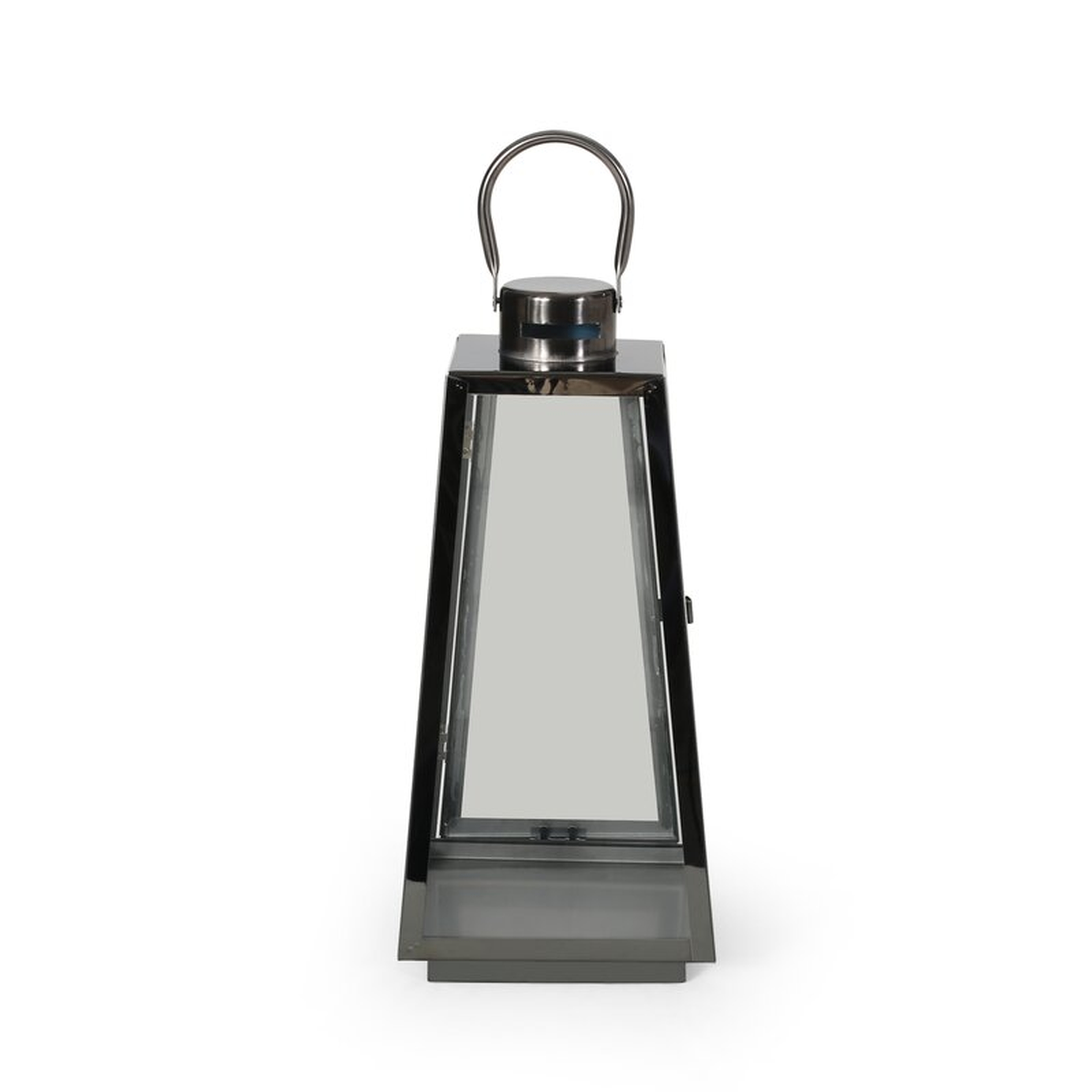 Grace Modern Stainless Steel Outdoor Lantern - Wayfair
