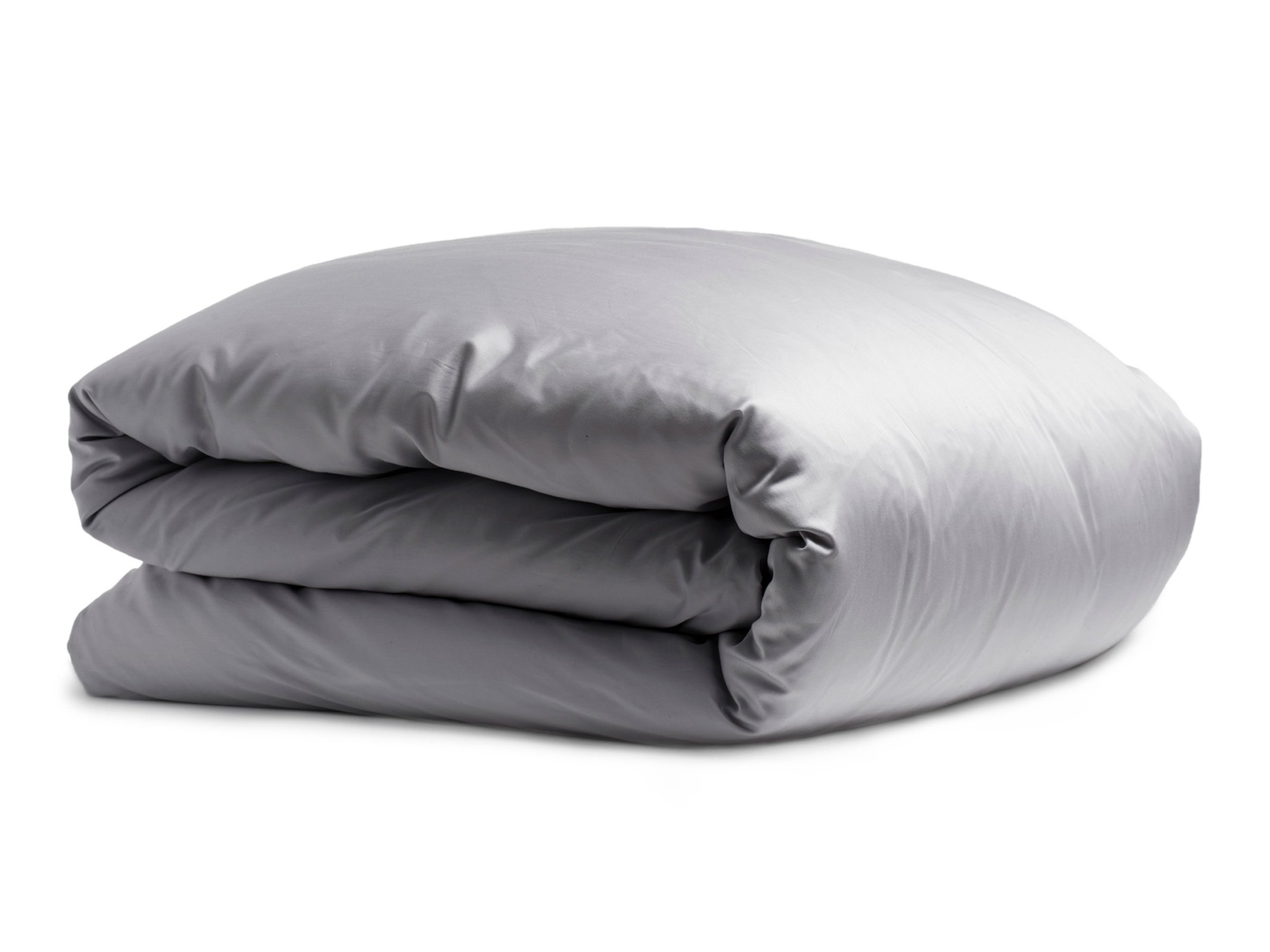 Full/Queen Sateen Duvet Cover in Light Grey | Parachute - Parachute