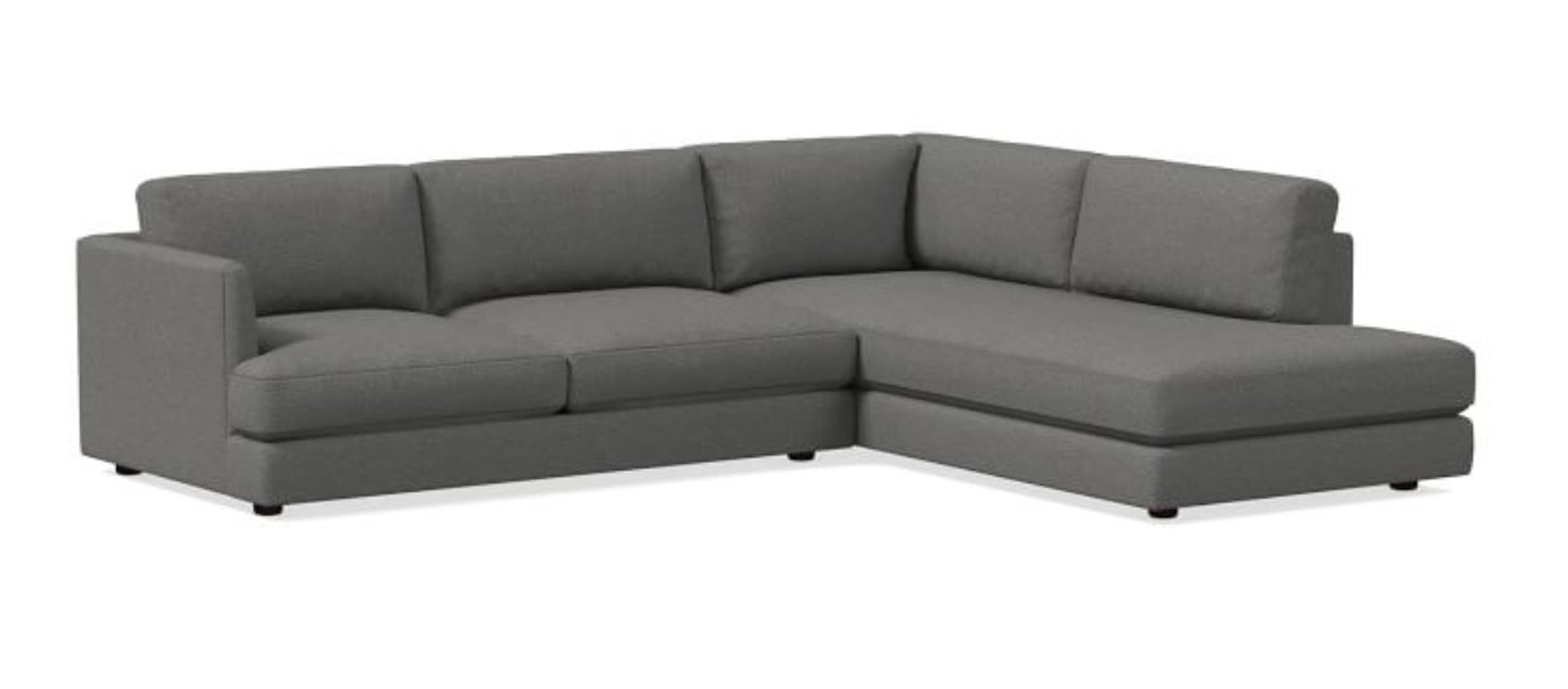 Haven 2-Piece Terminal Chaise Sectional, Right Arm Sofa, Right Arm Chaise - West Elm