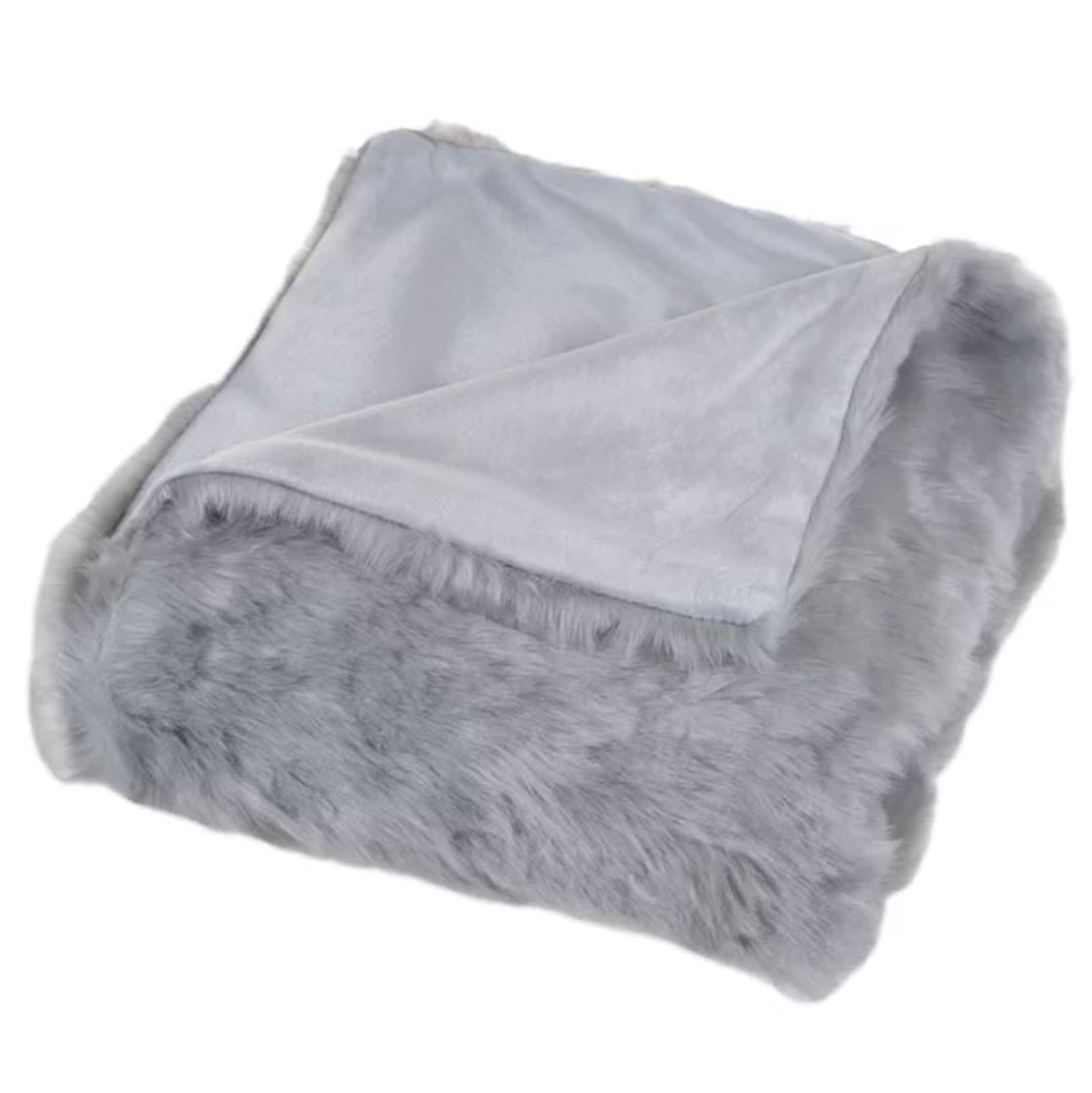 Hanah Faux Fur Throw Blanket - Wayfair