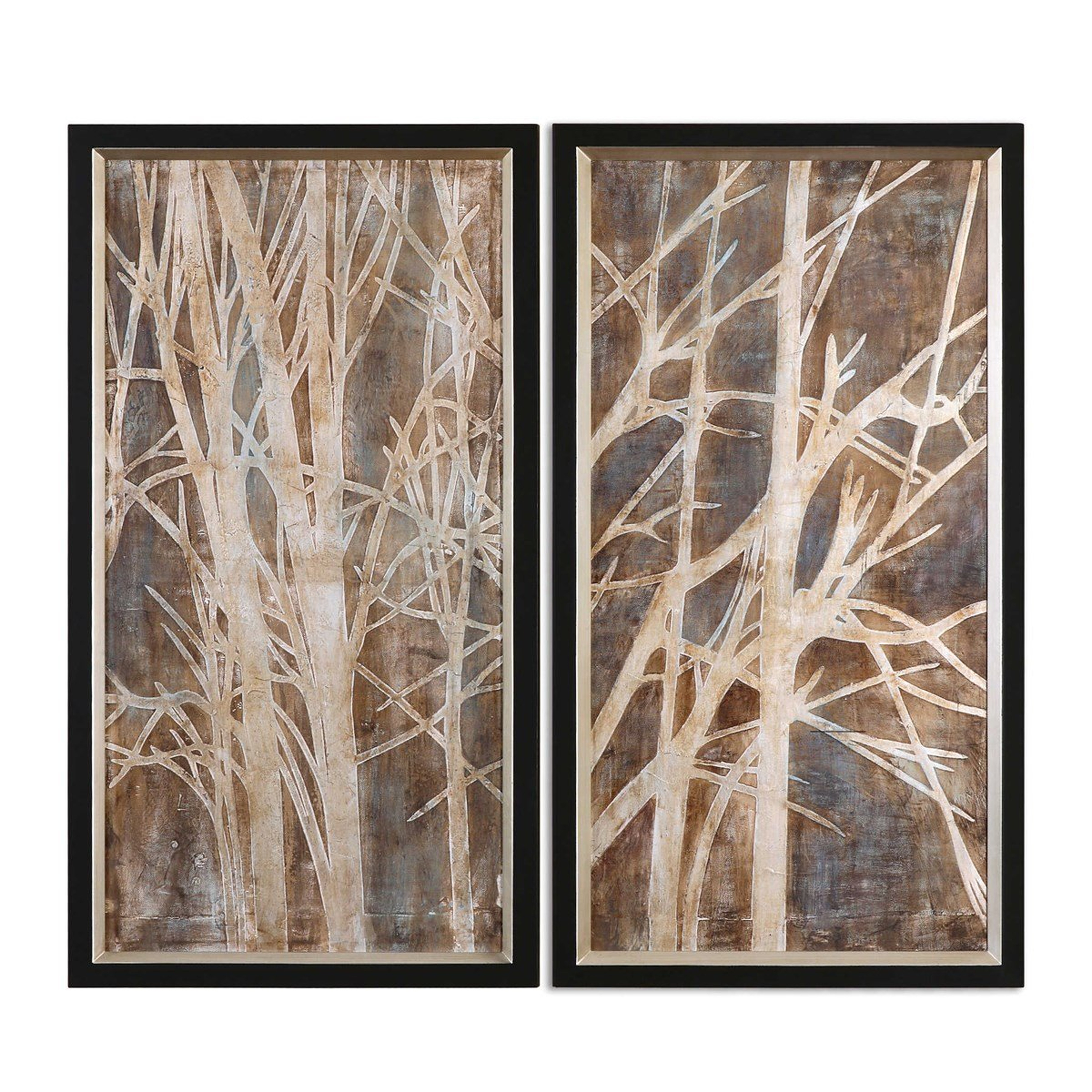 TWIGS HAND PAINTED CANVASES, S/2 - Hudsonhill Foundry