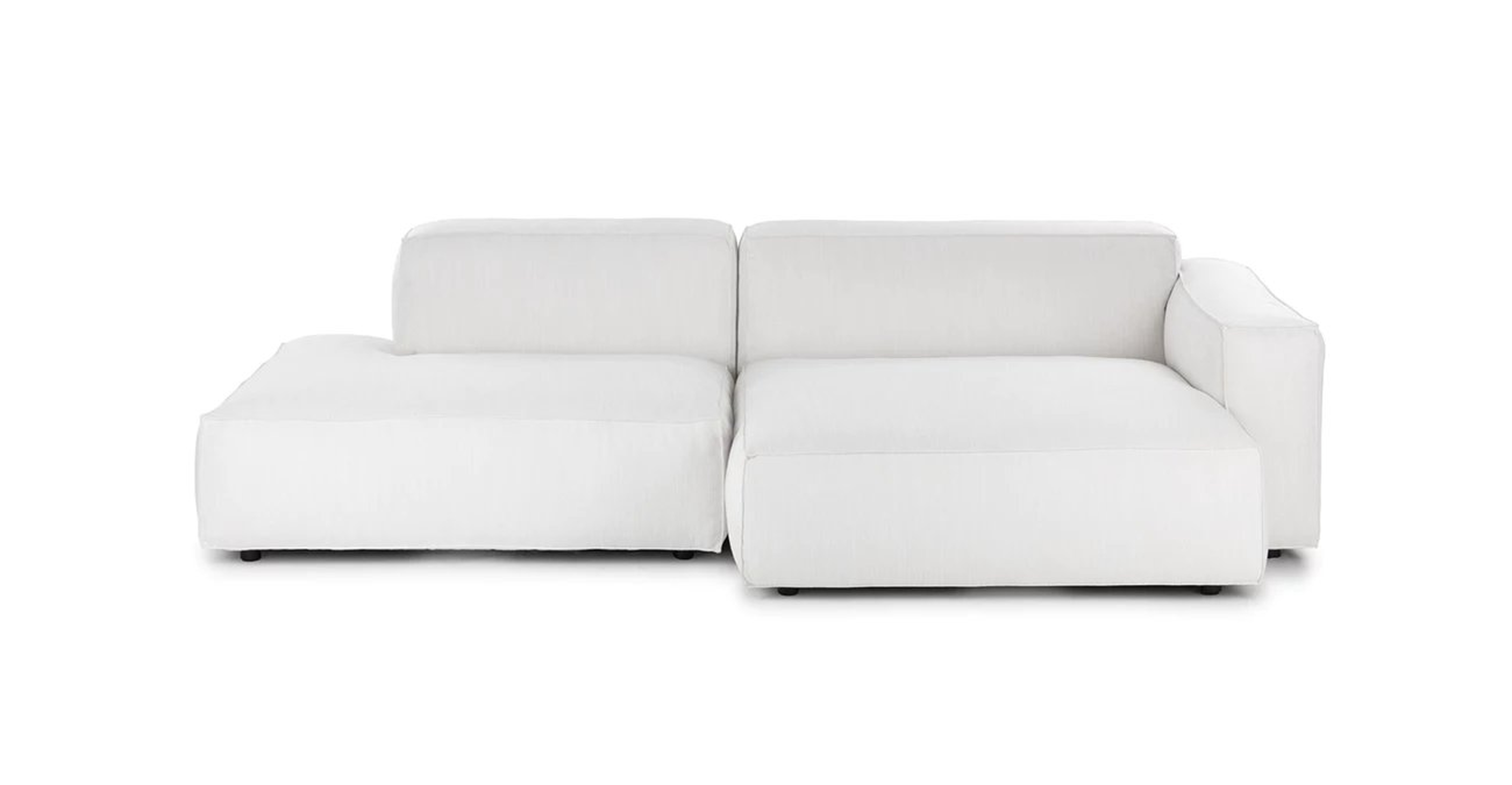 Solae Chill White Small Sectional - Article