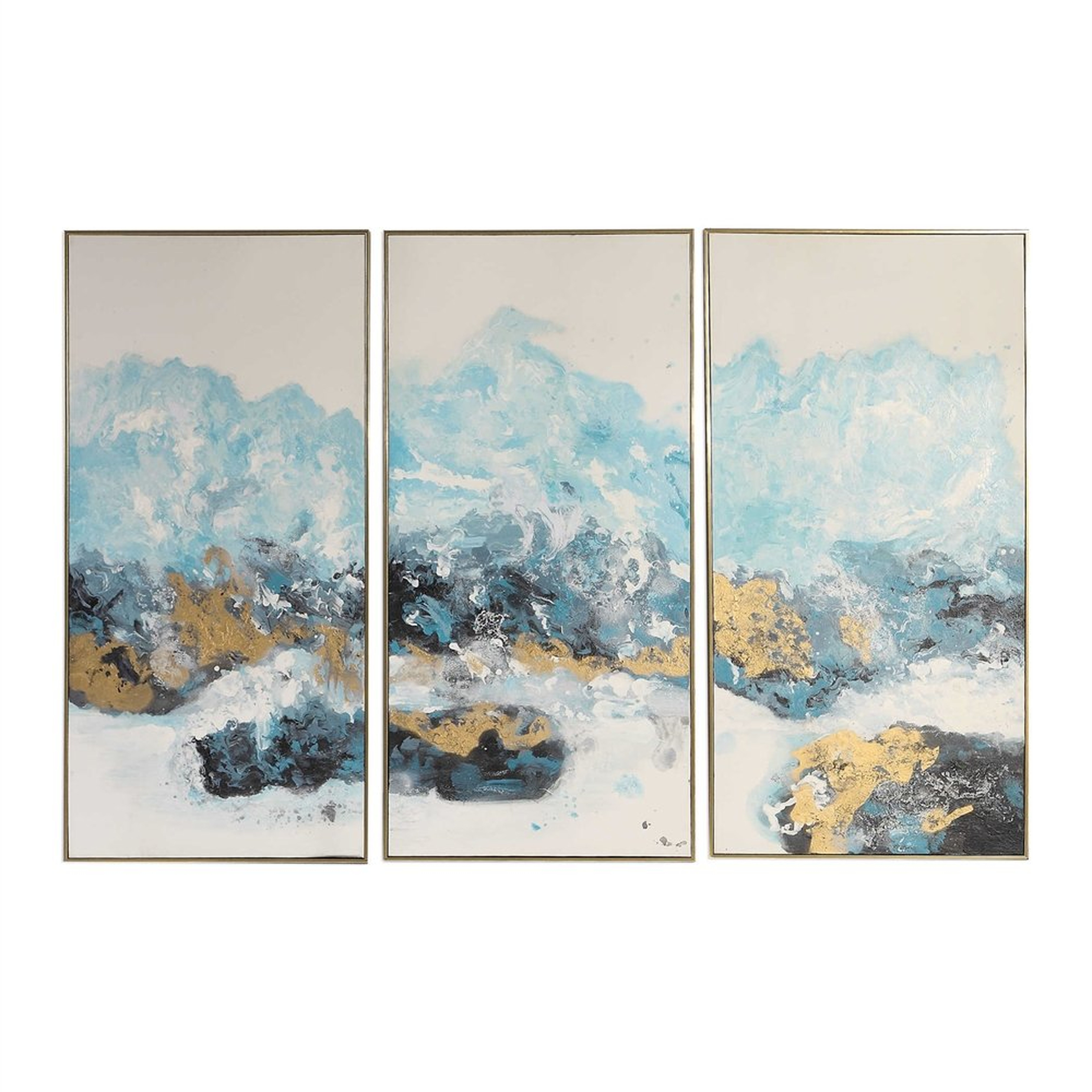 Crashing Waves Hand Painted Canvases - Hudsonhill Foundry