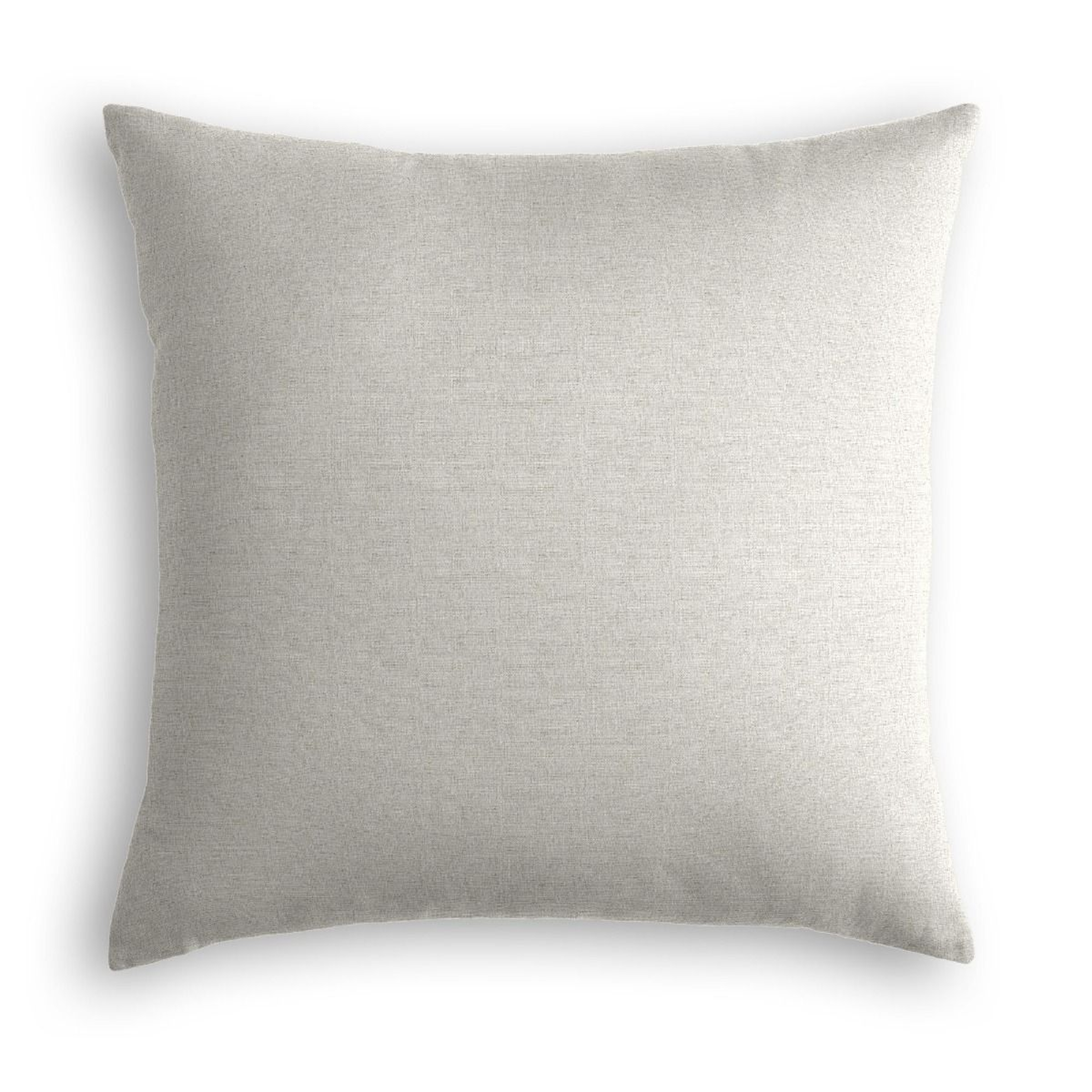 Classic Linen Pillow, Sandy Tan, 18" x 18" - Havenly Essentials