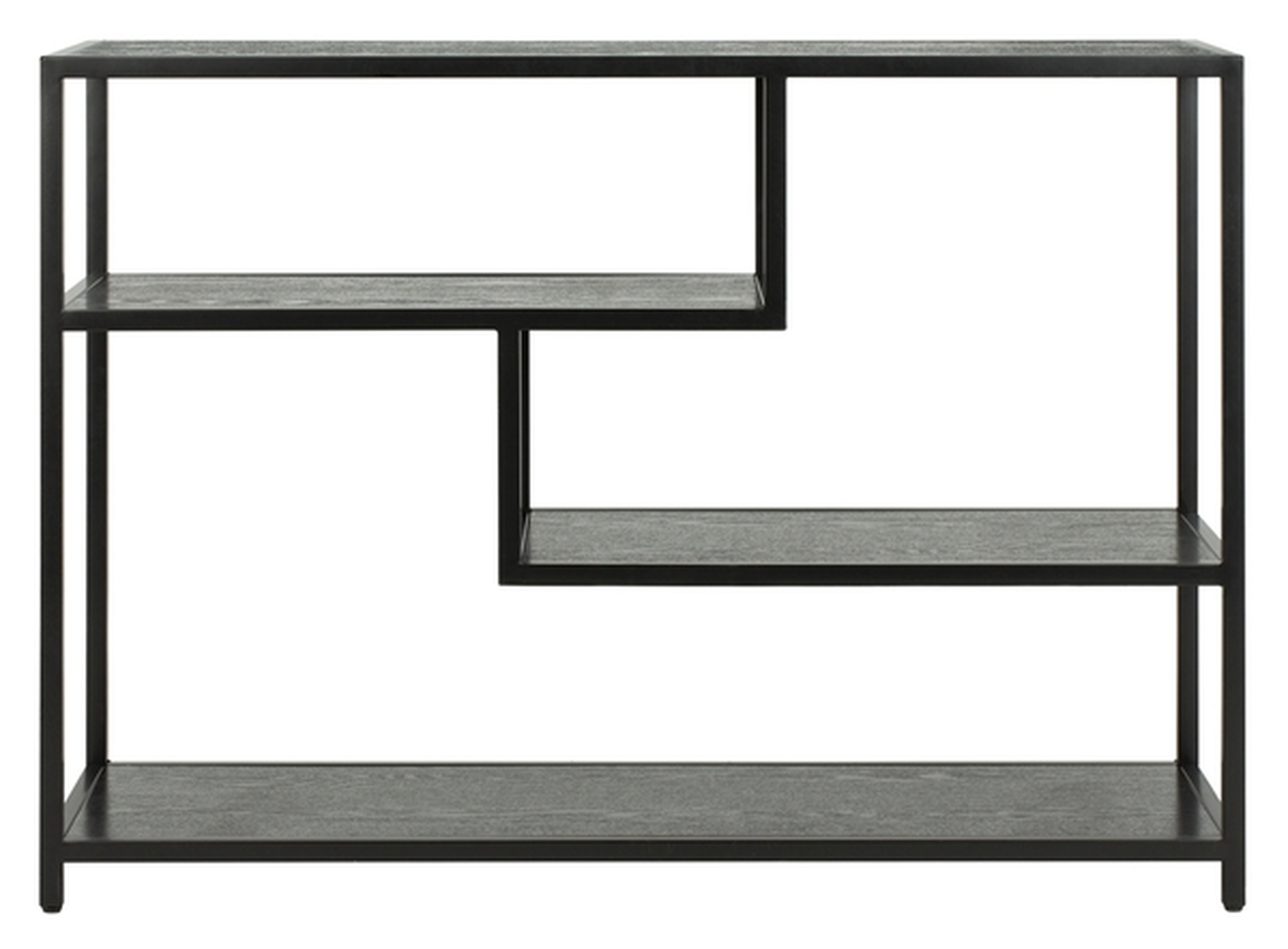Reese Geometric Console Table - Black/Black - Arlo Home - Arlo Home