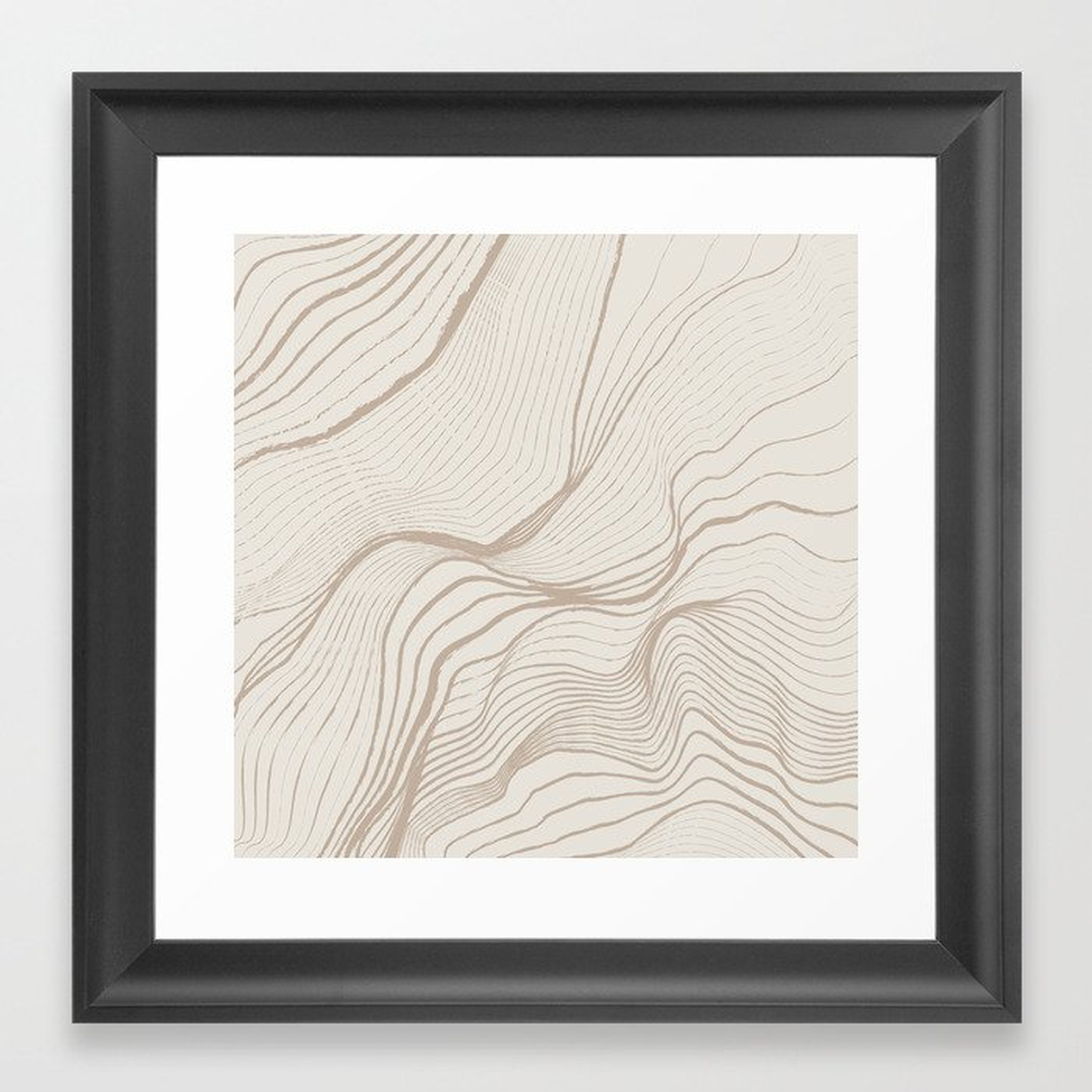 Canyon Lines II - Scoop Black - Society6
