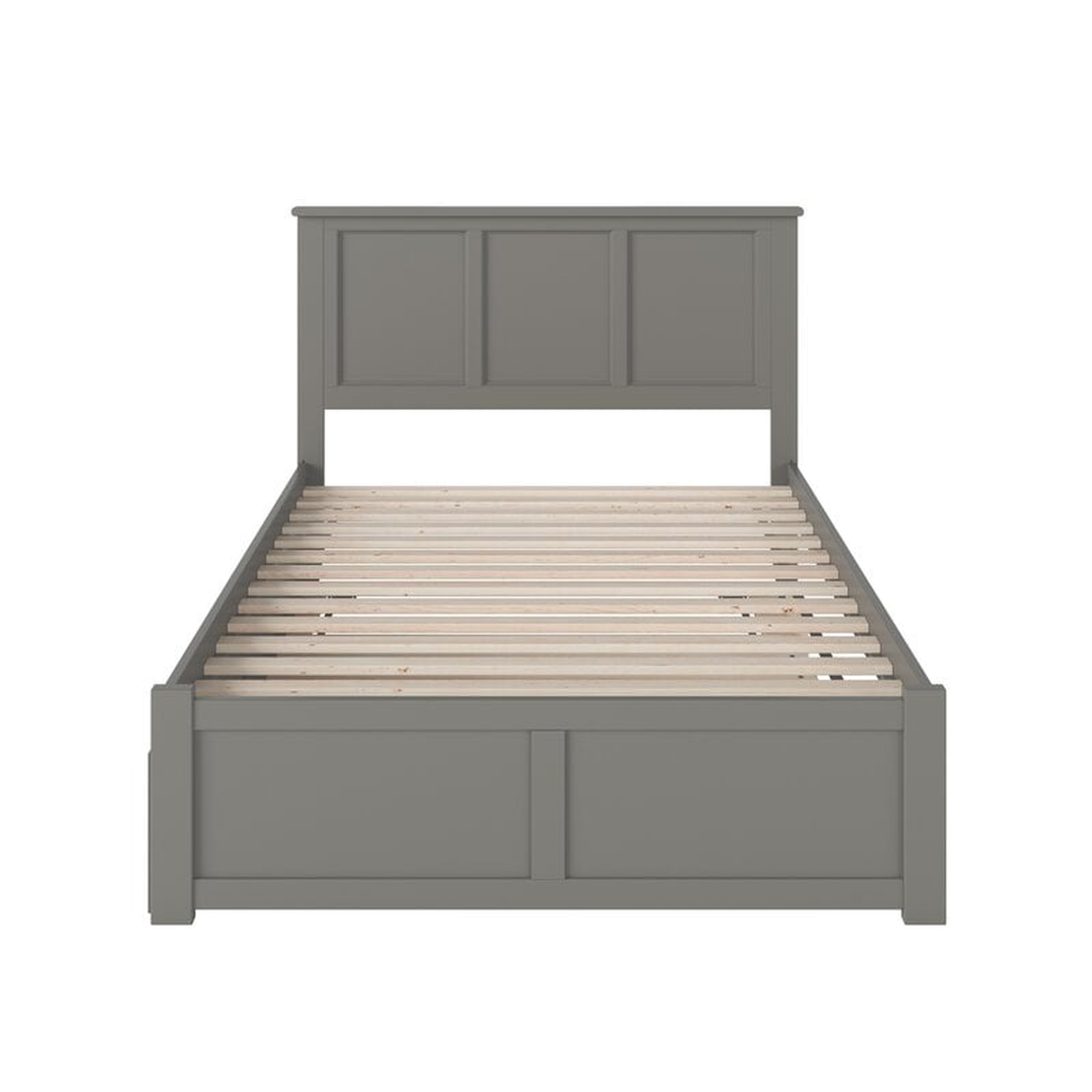 Keiko Full Solid Wood Panel Bed with Trundle by Three Posts™ Baby & Kid - Wayfair
