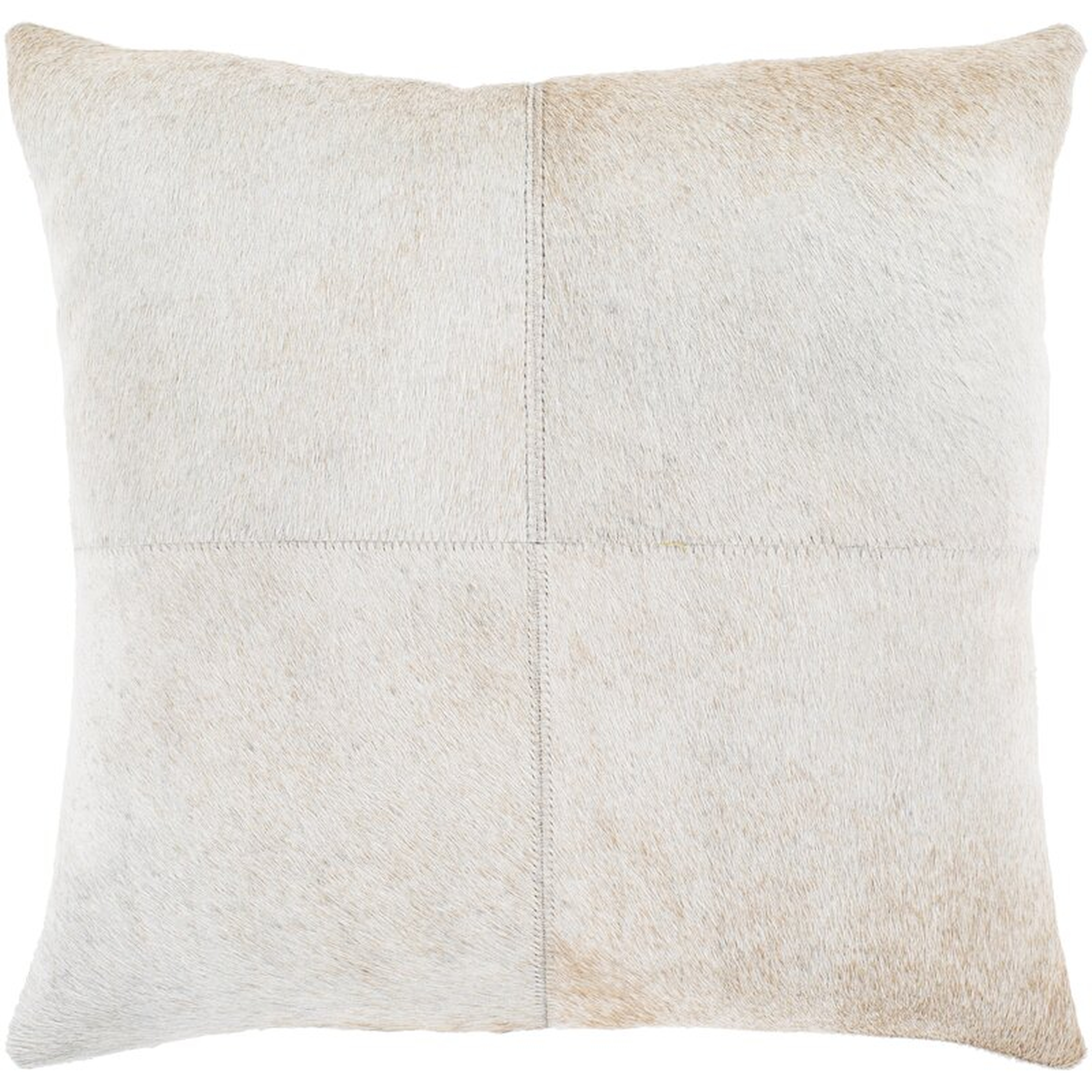 Zavala Square Leather Pillow Cover & Insert - Perigold