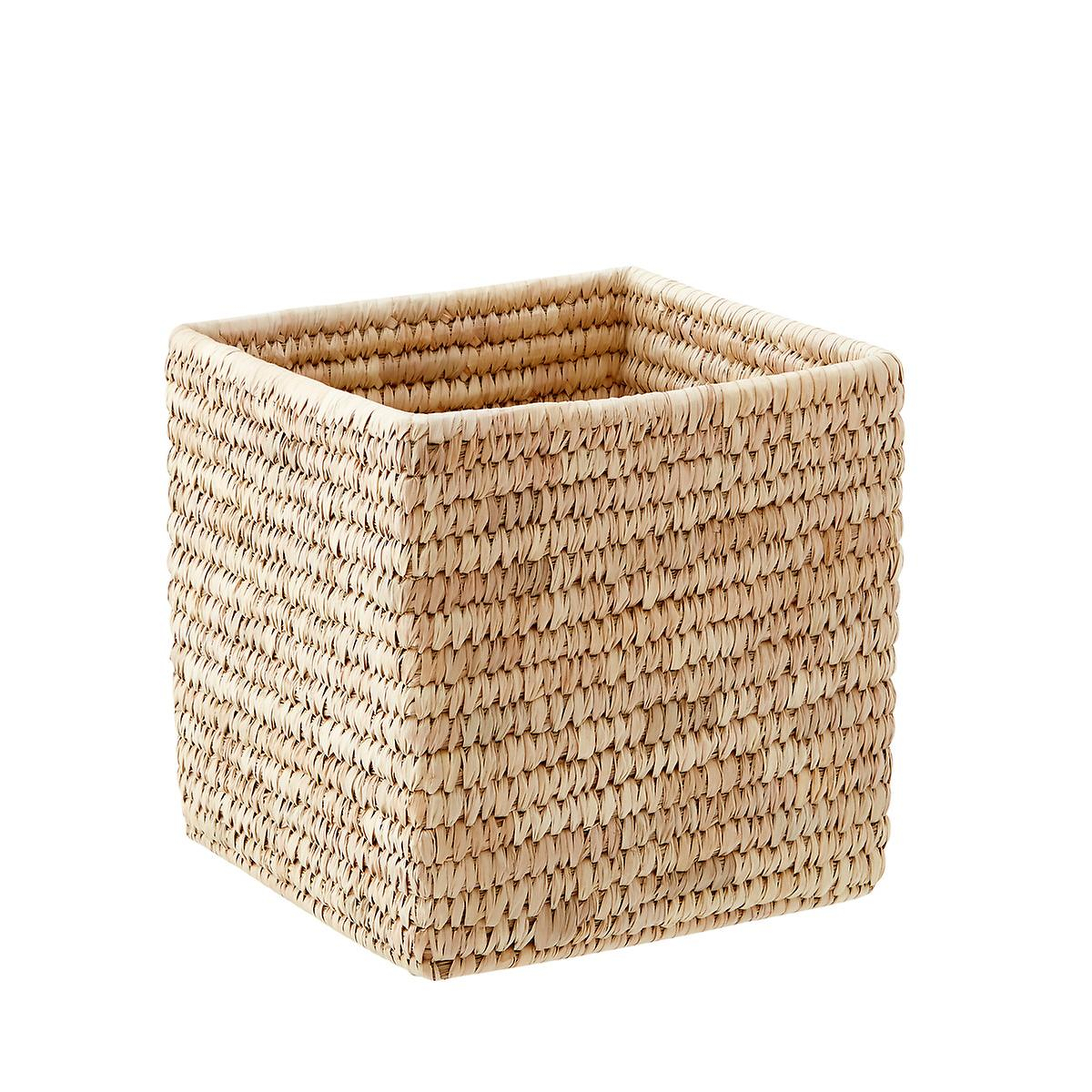 Small Palm Leaf Cube, 10" sq. x 10" h - containerstore.com