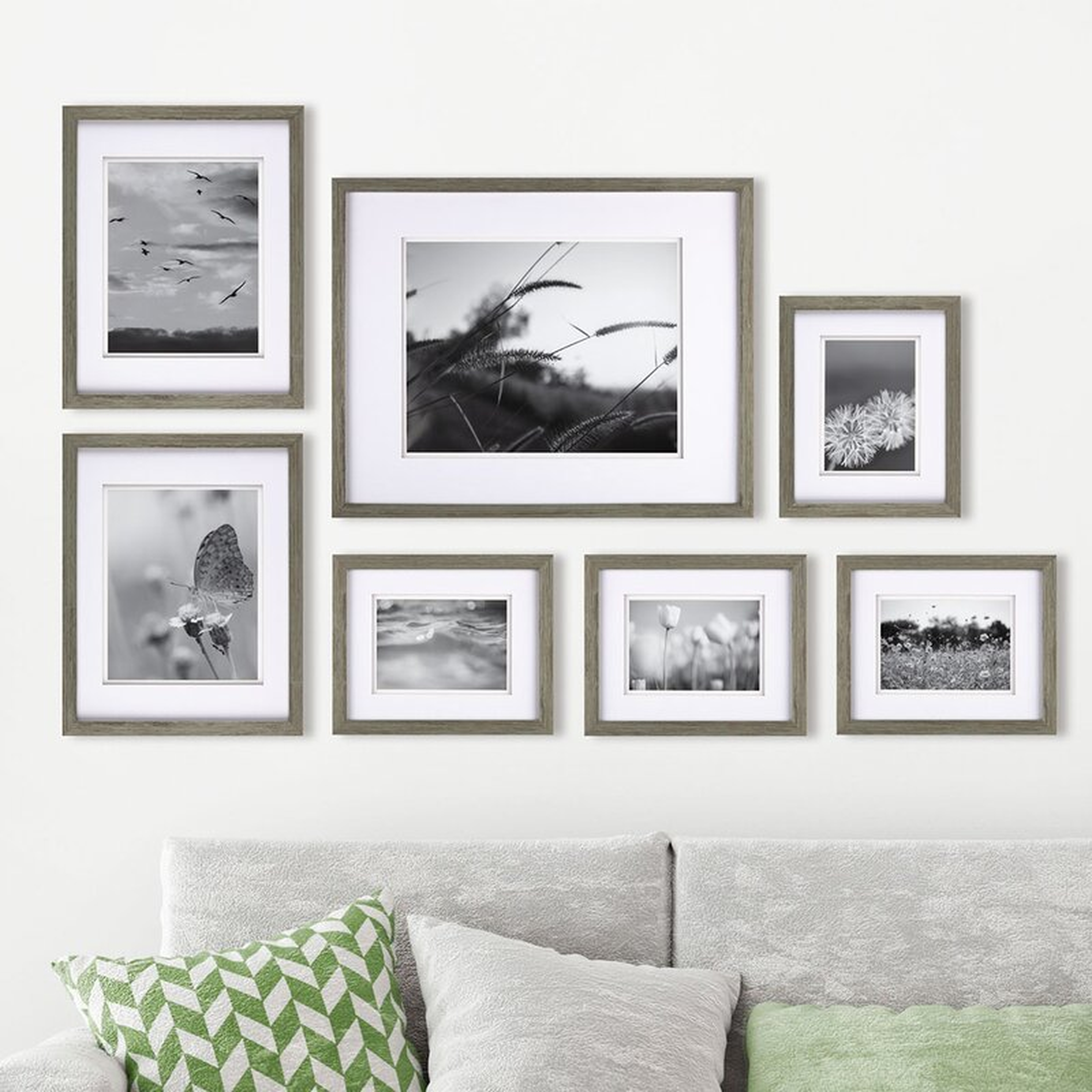 Goin 7 Piece Build a Gallery Wall Picture Frame Set - gray - Wayfair