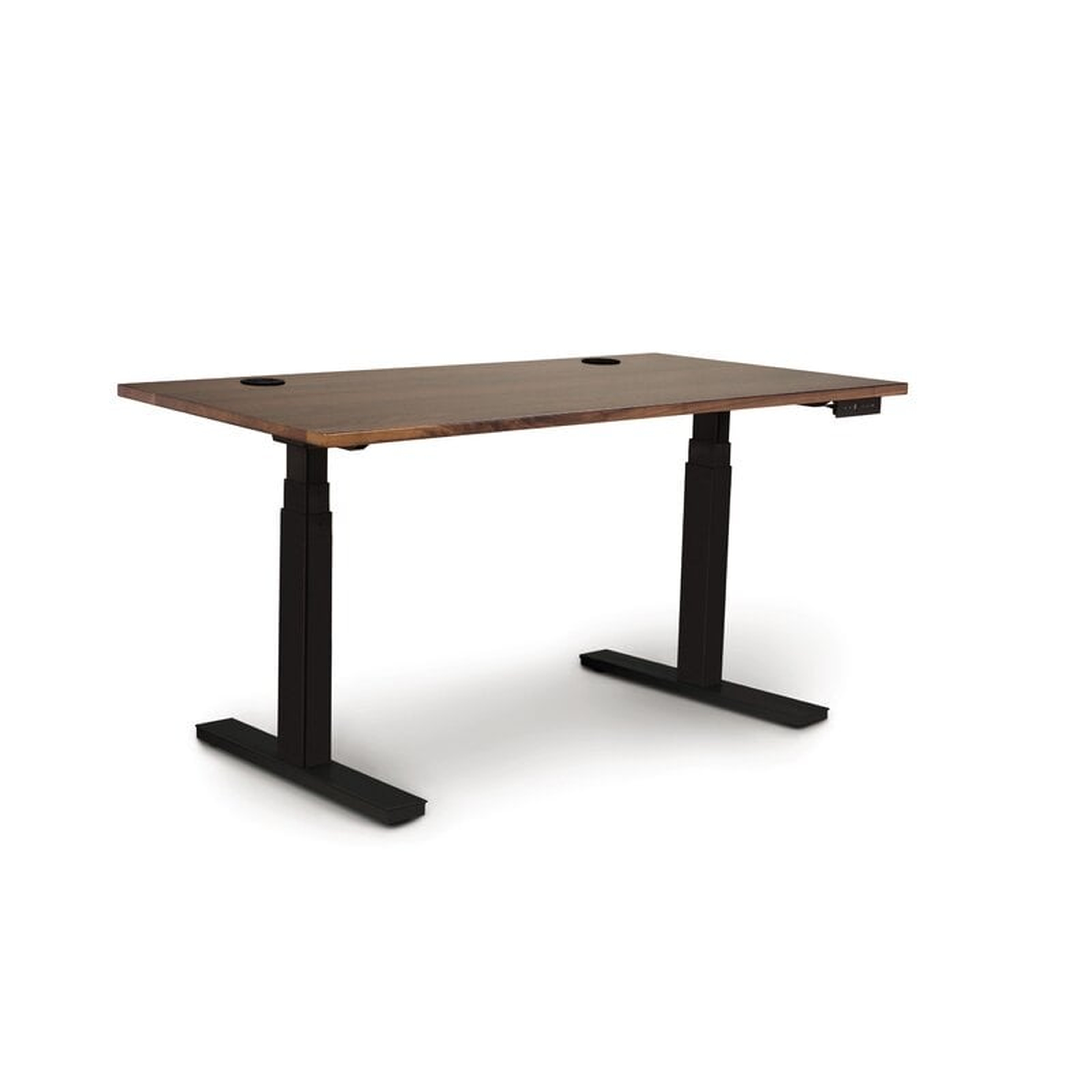 Copeland Furniture Invigo Height Adjustable Standing Desk with Built in Outlets - Perigold