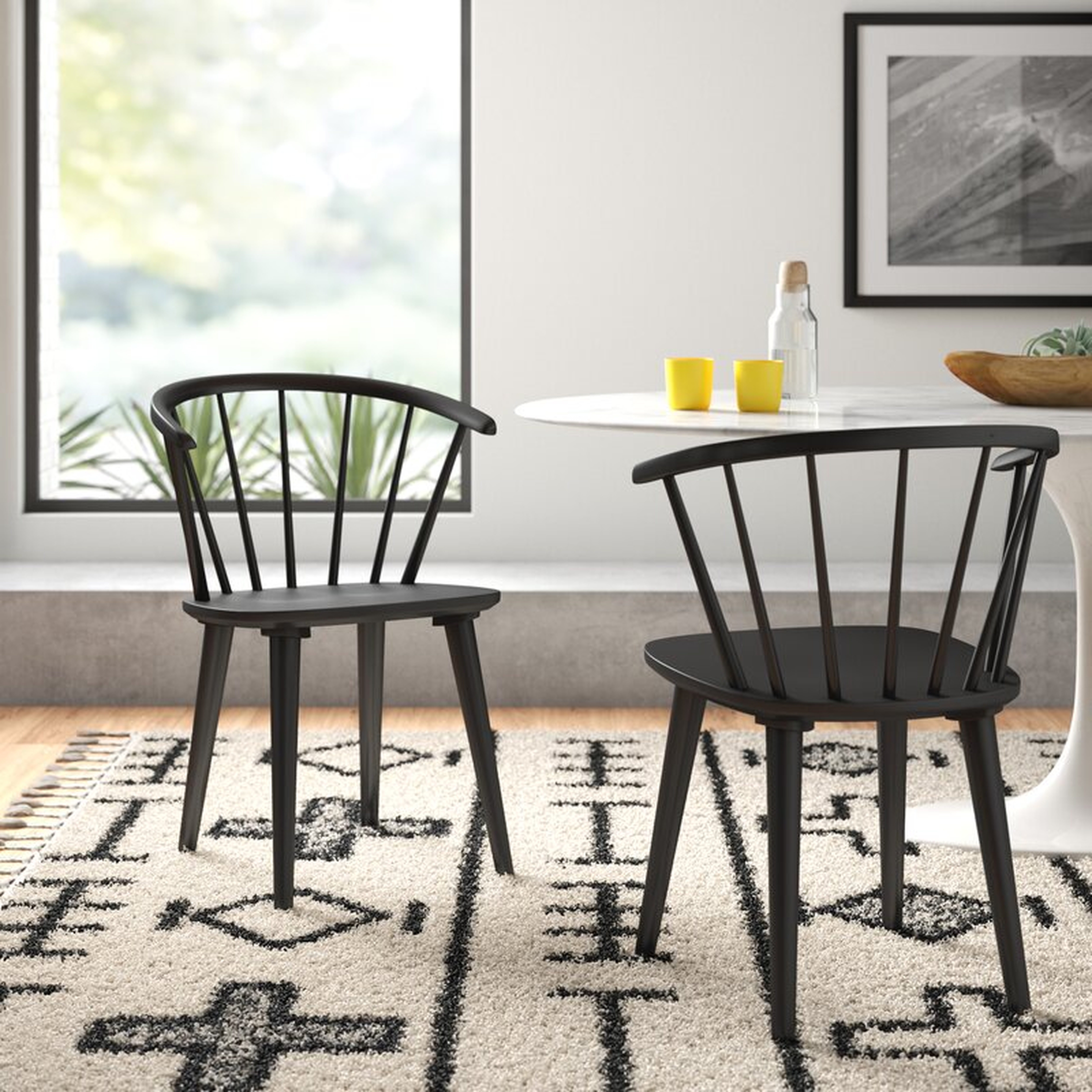 Ginny Solid Wood Dining Chair, set of 2 - AllModern