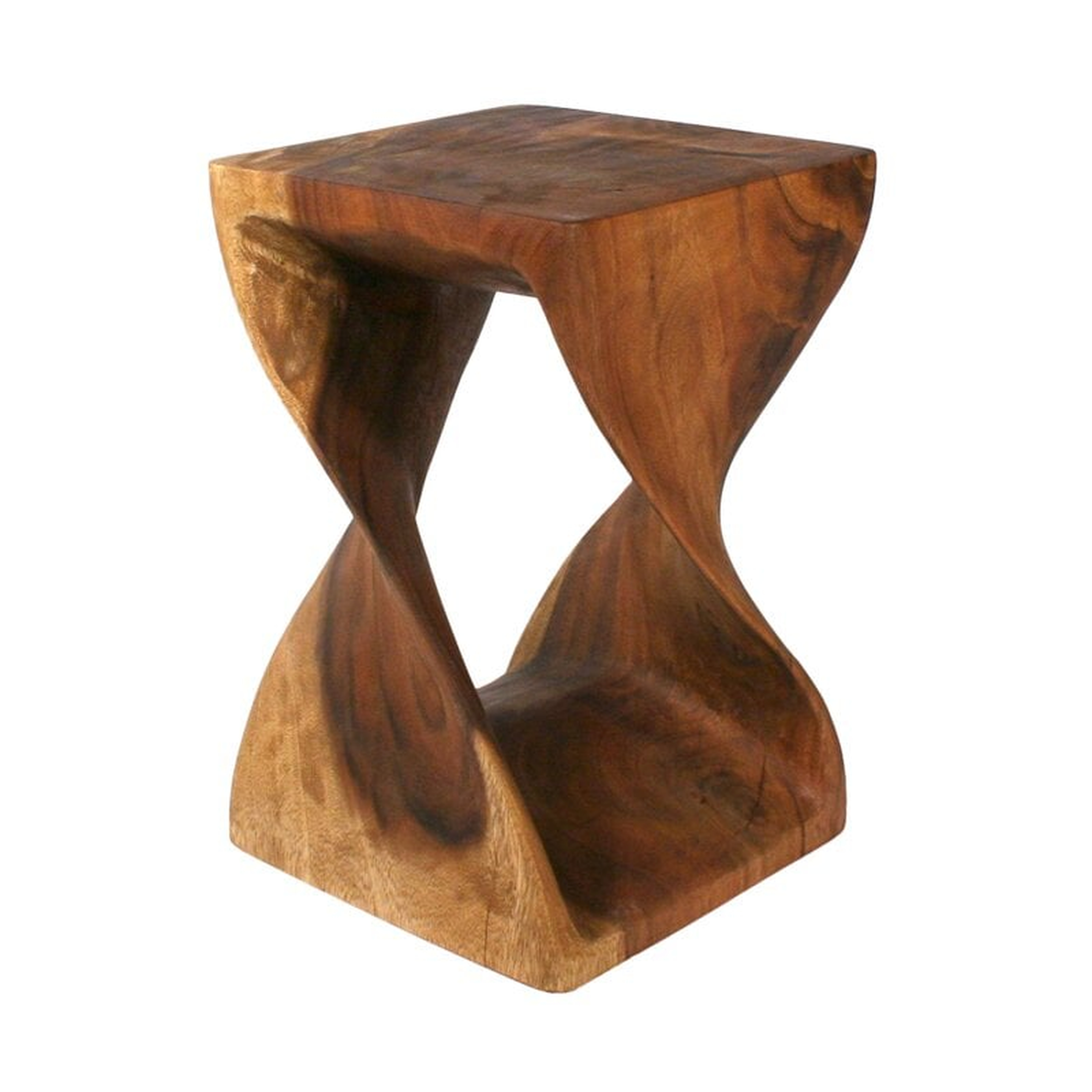 Pelley Solid Wood Abstract End Table - Wayfair