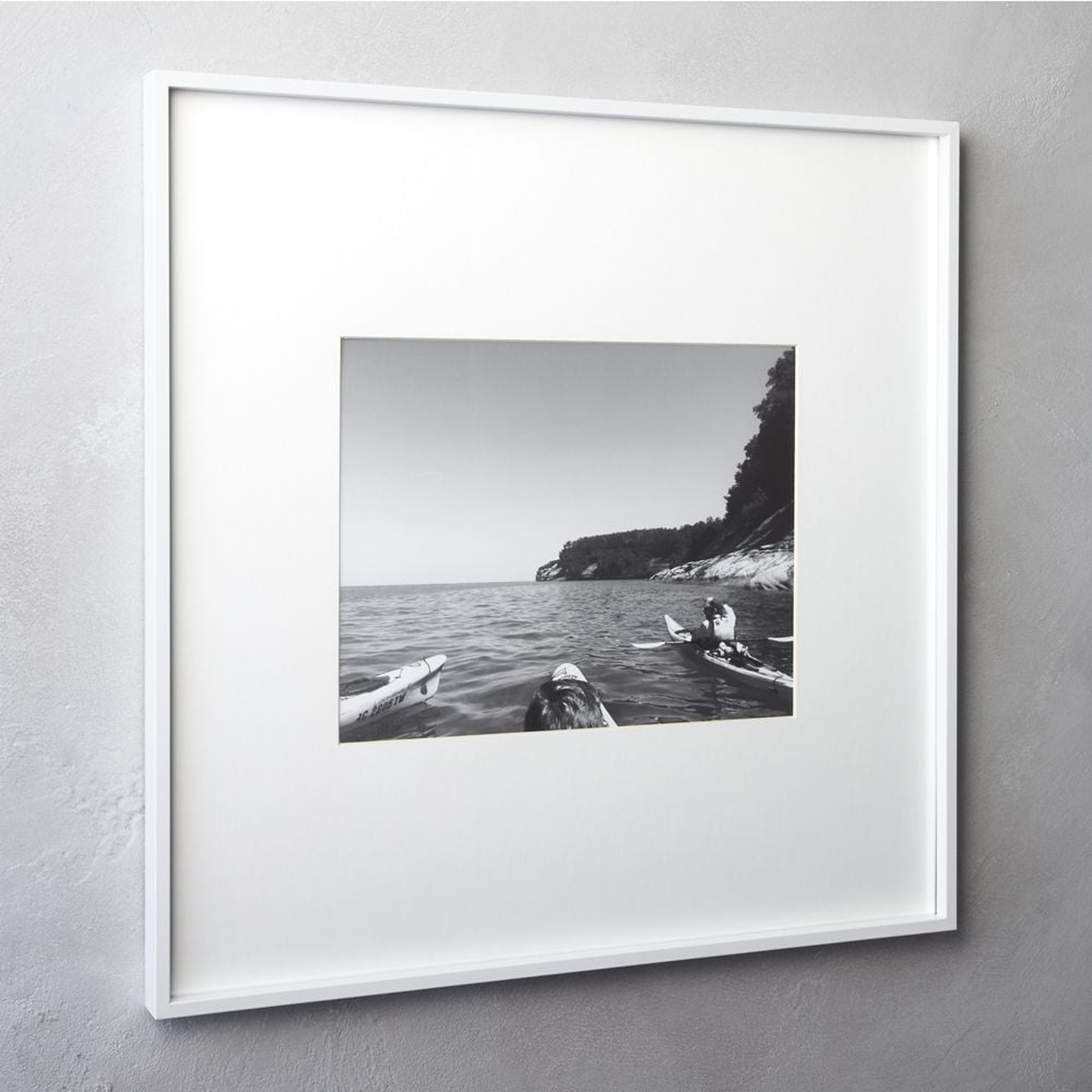 gallery white 18x24 picture frame - CB2