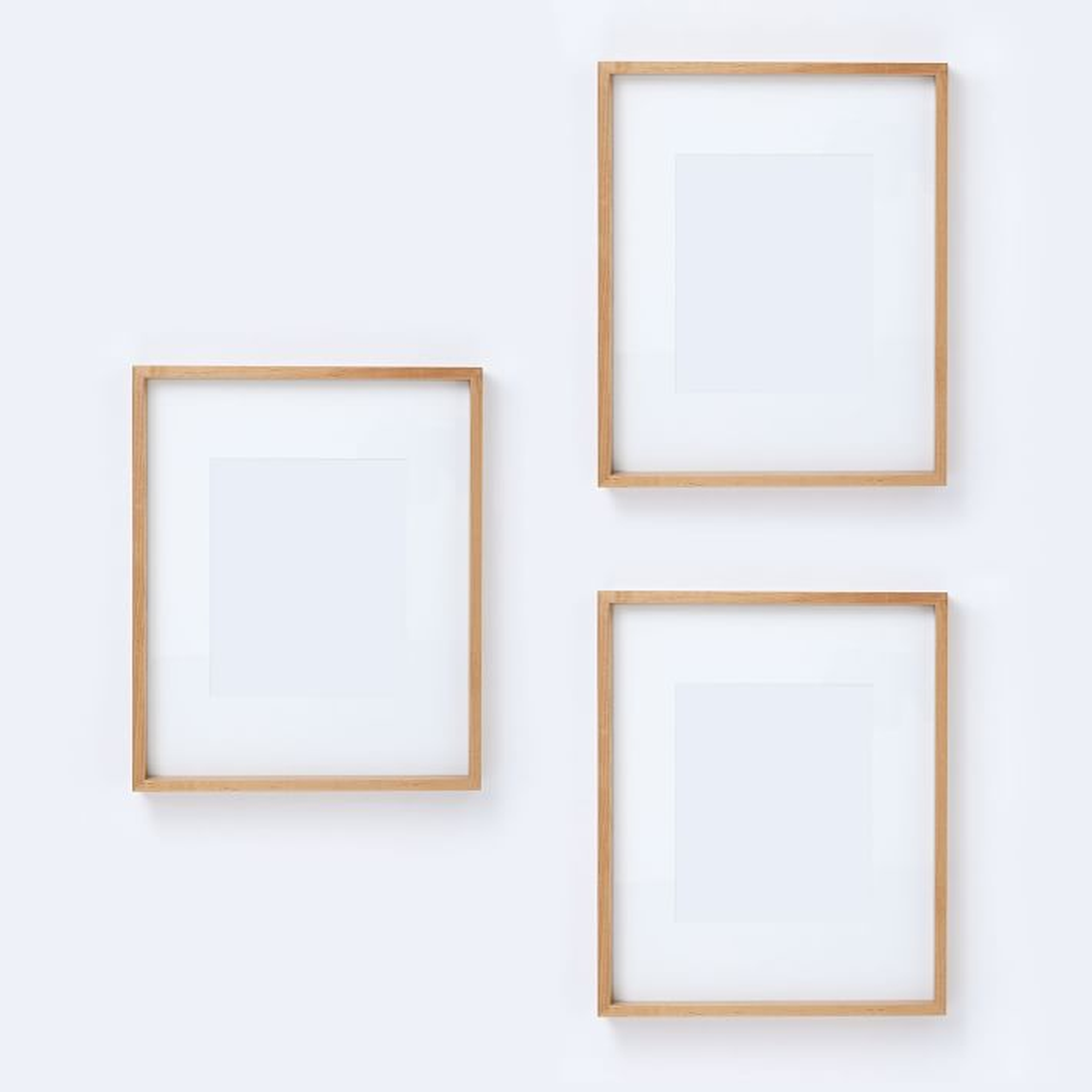 Gallery Frames, Set of 3, 16"x20",Wheat - West Elm