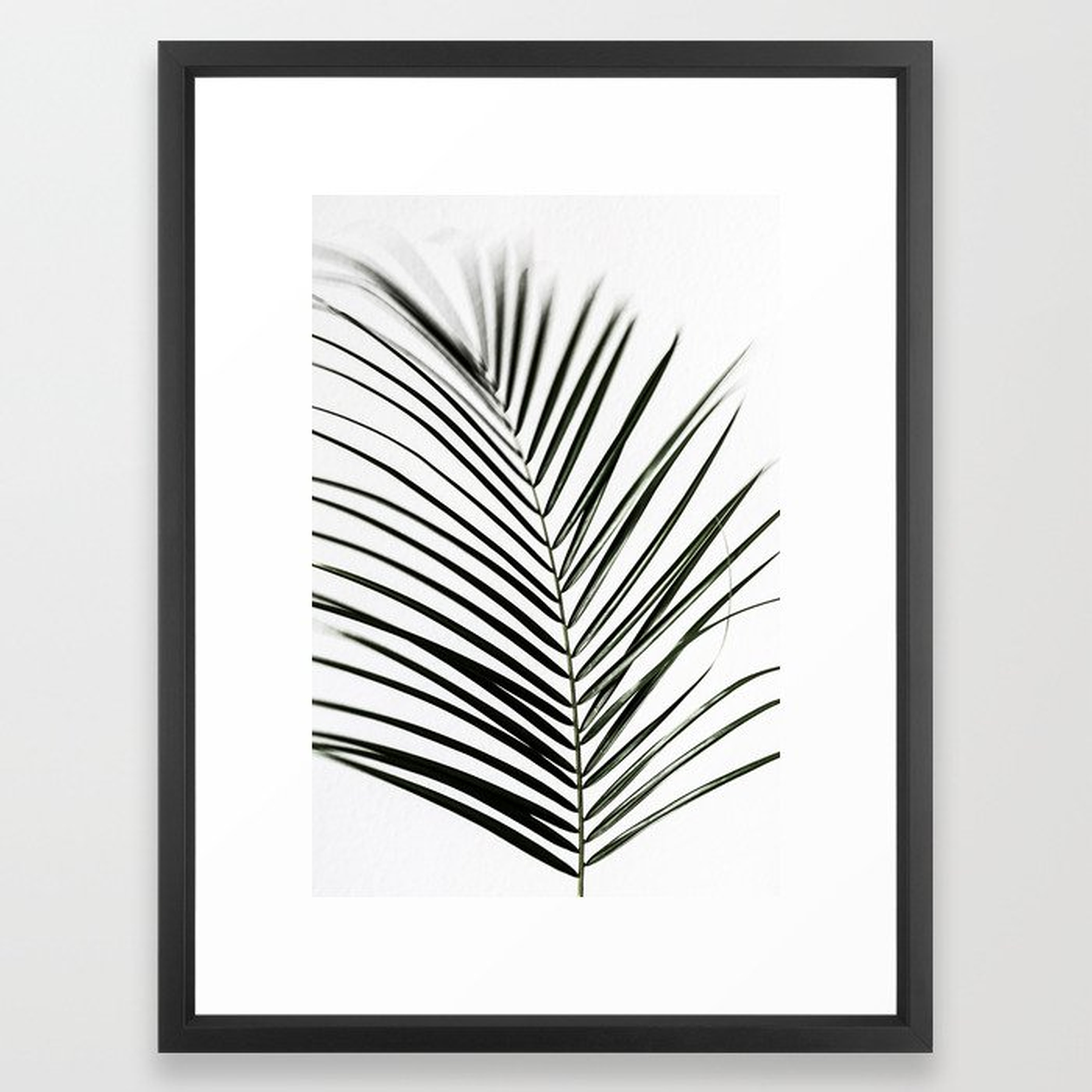 Palm Leaves 7 Framed Art Print - Society6