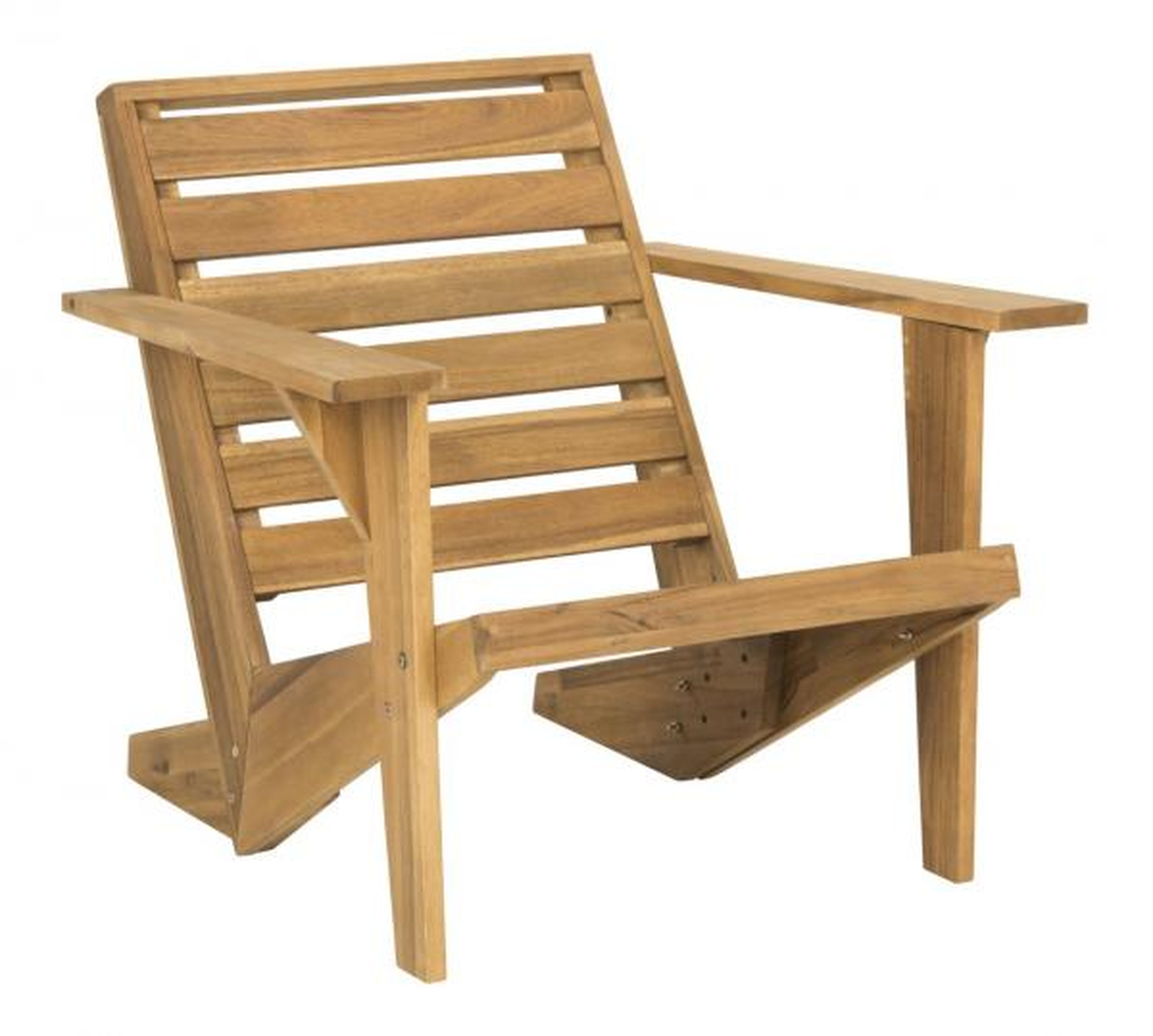 Lanty Adirondack Chair - Natural - Safavieh - Arlo Home