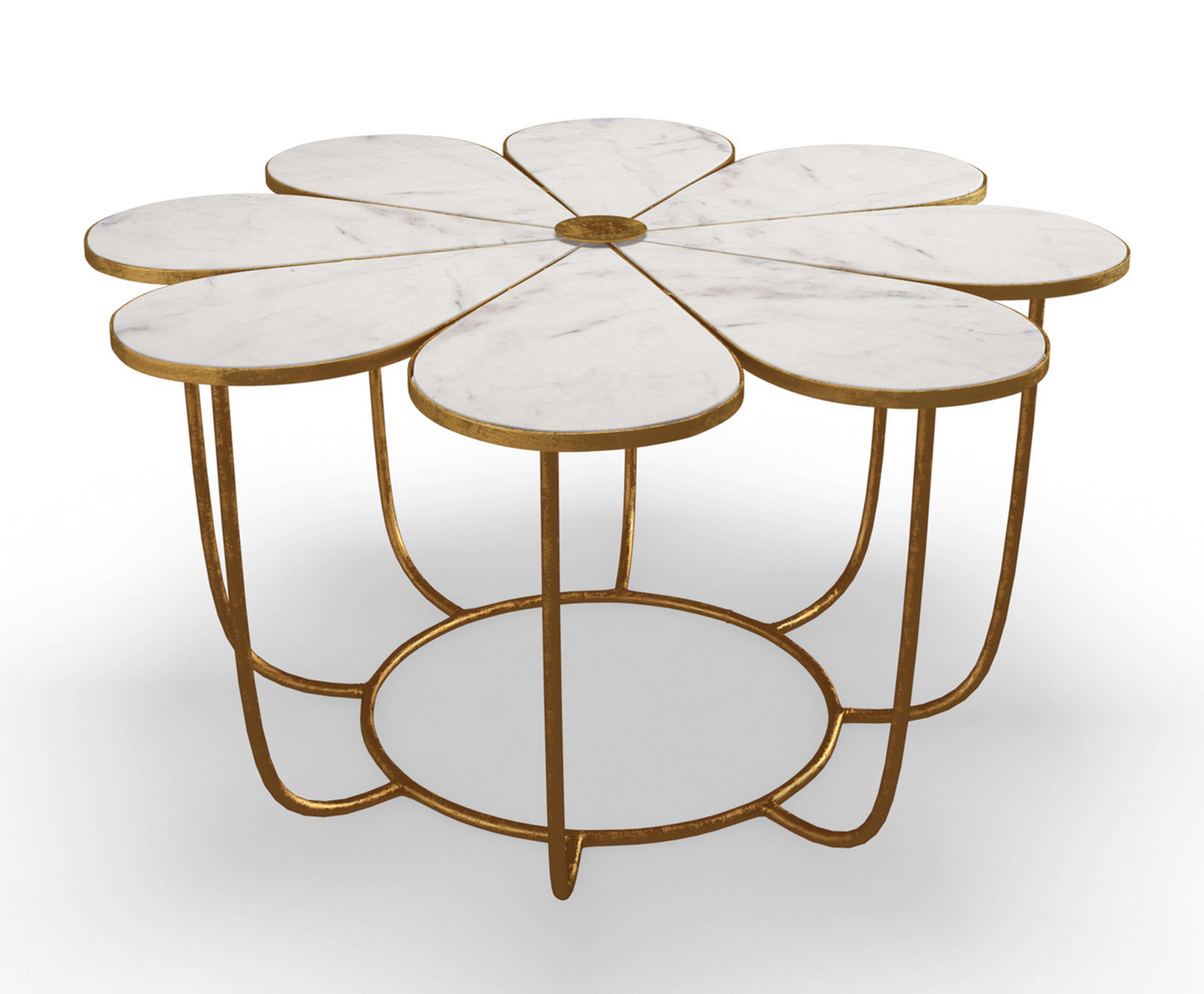 Juliana Marble Cocktail Table - Maren Home