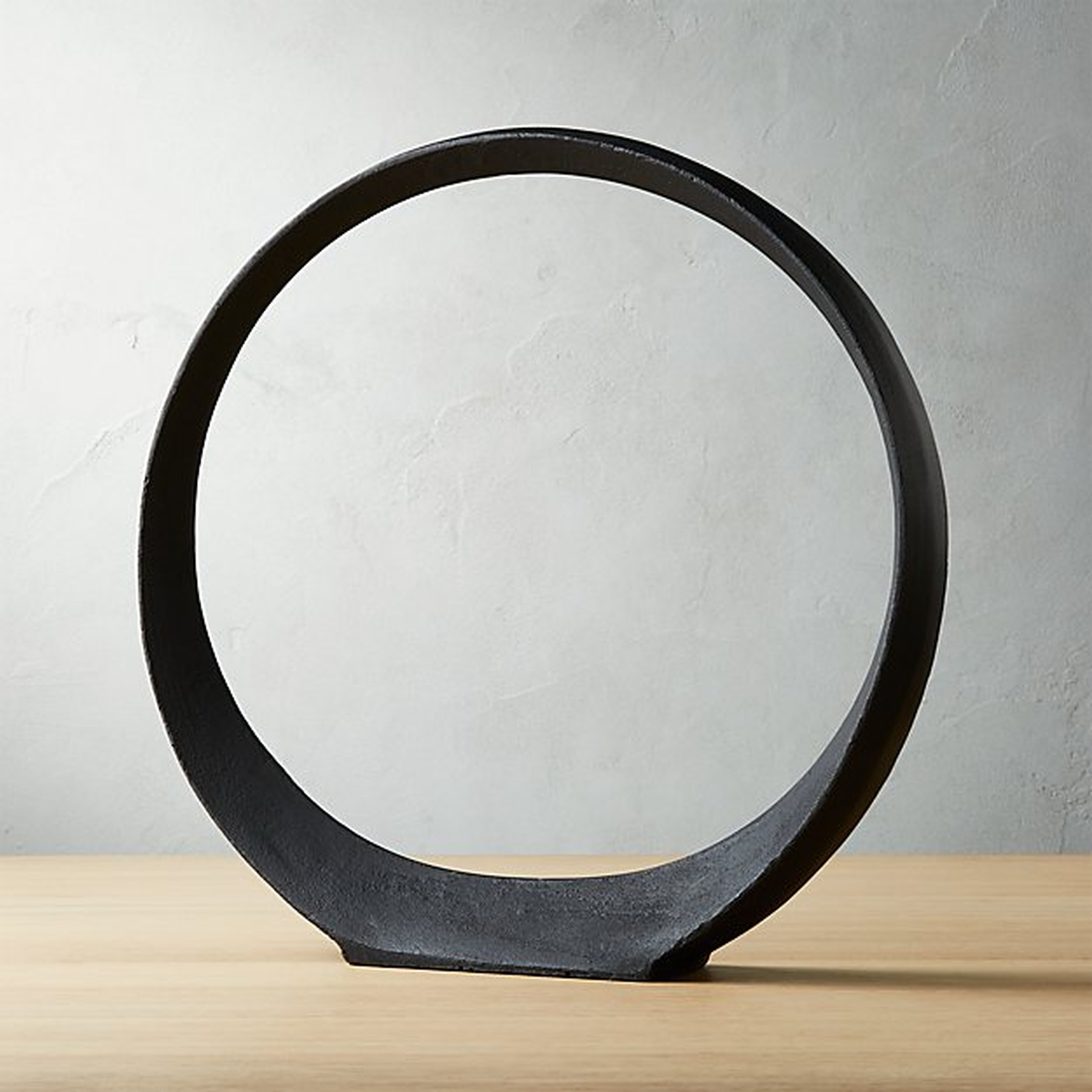 Small Metal Ring Sculpture - CB2