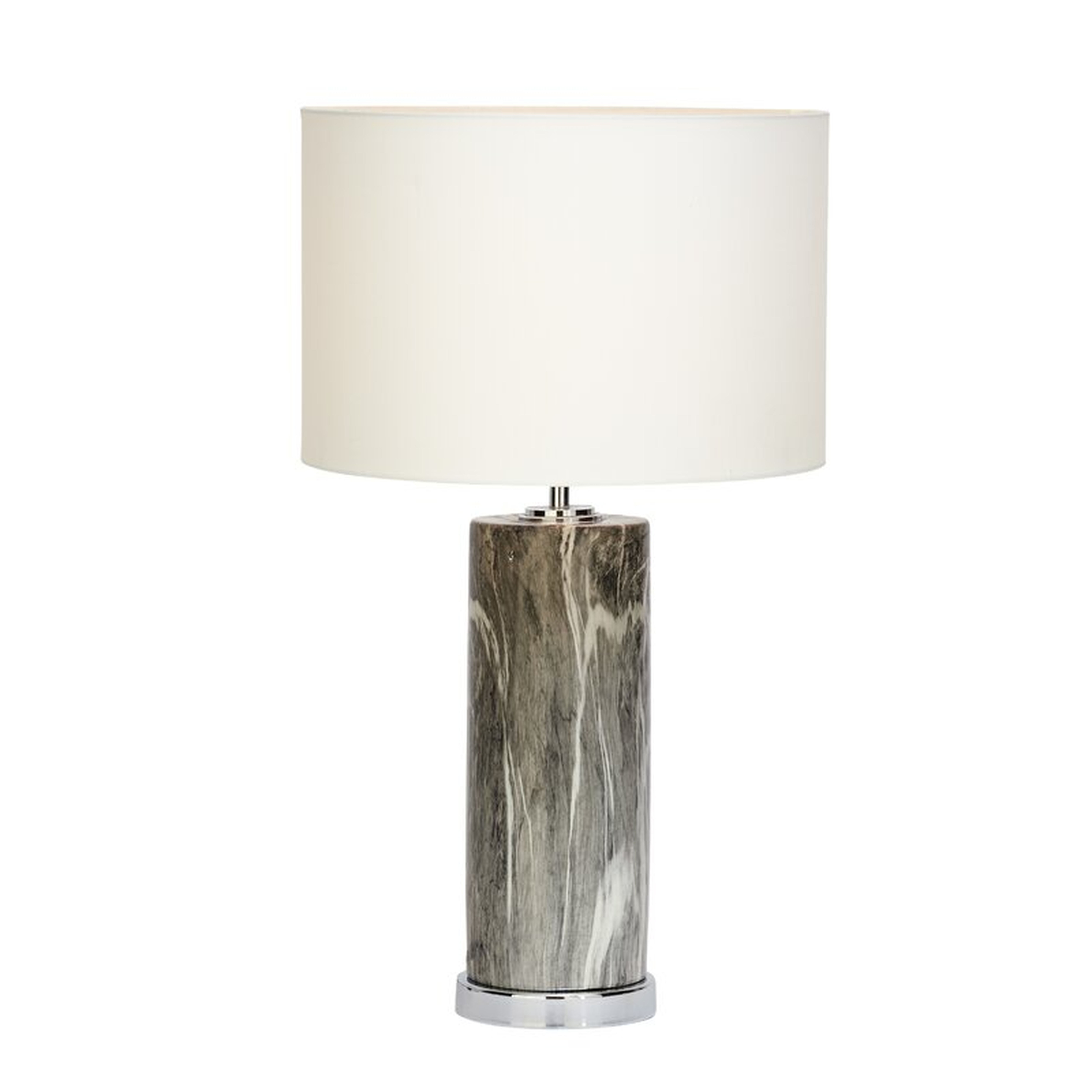26" Table Lamp - Black/Silver - Wayfair