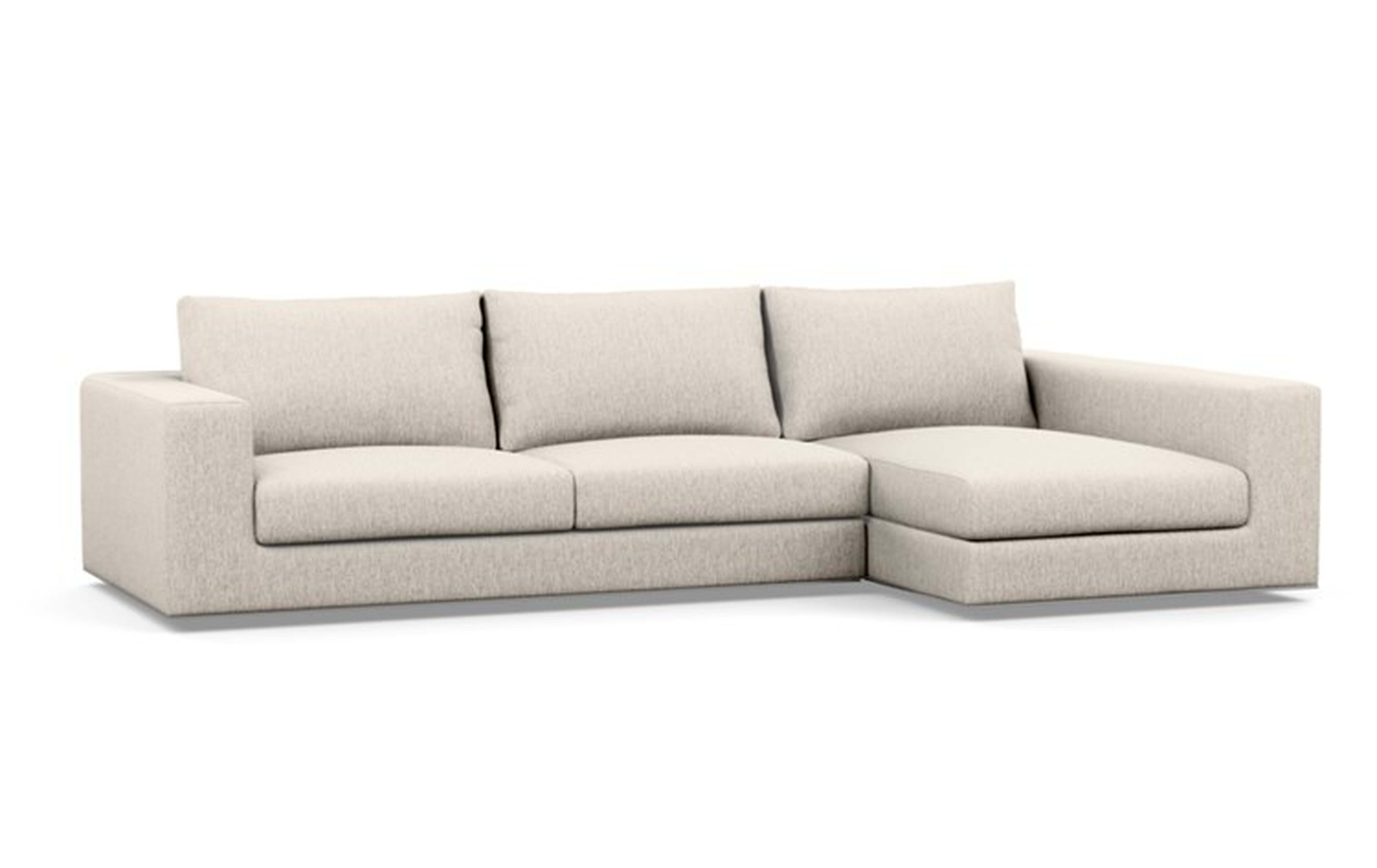 WALTERS Sectional Sofa with Right Chaise - Interior Define