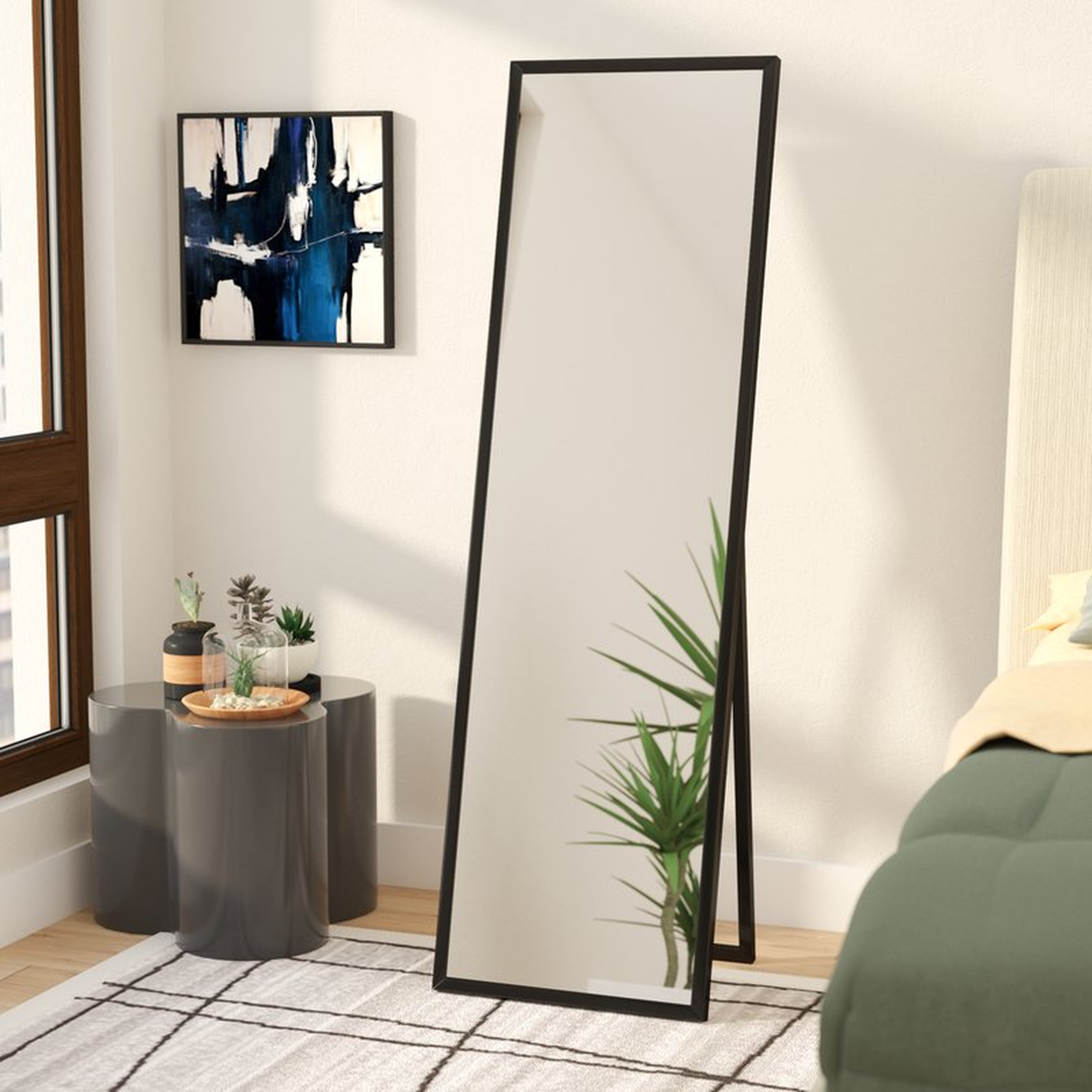 Mcgary Free Standing Floor Full Length Mirror with Adjustable Easel - Wayfair