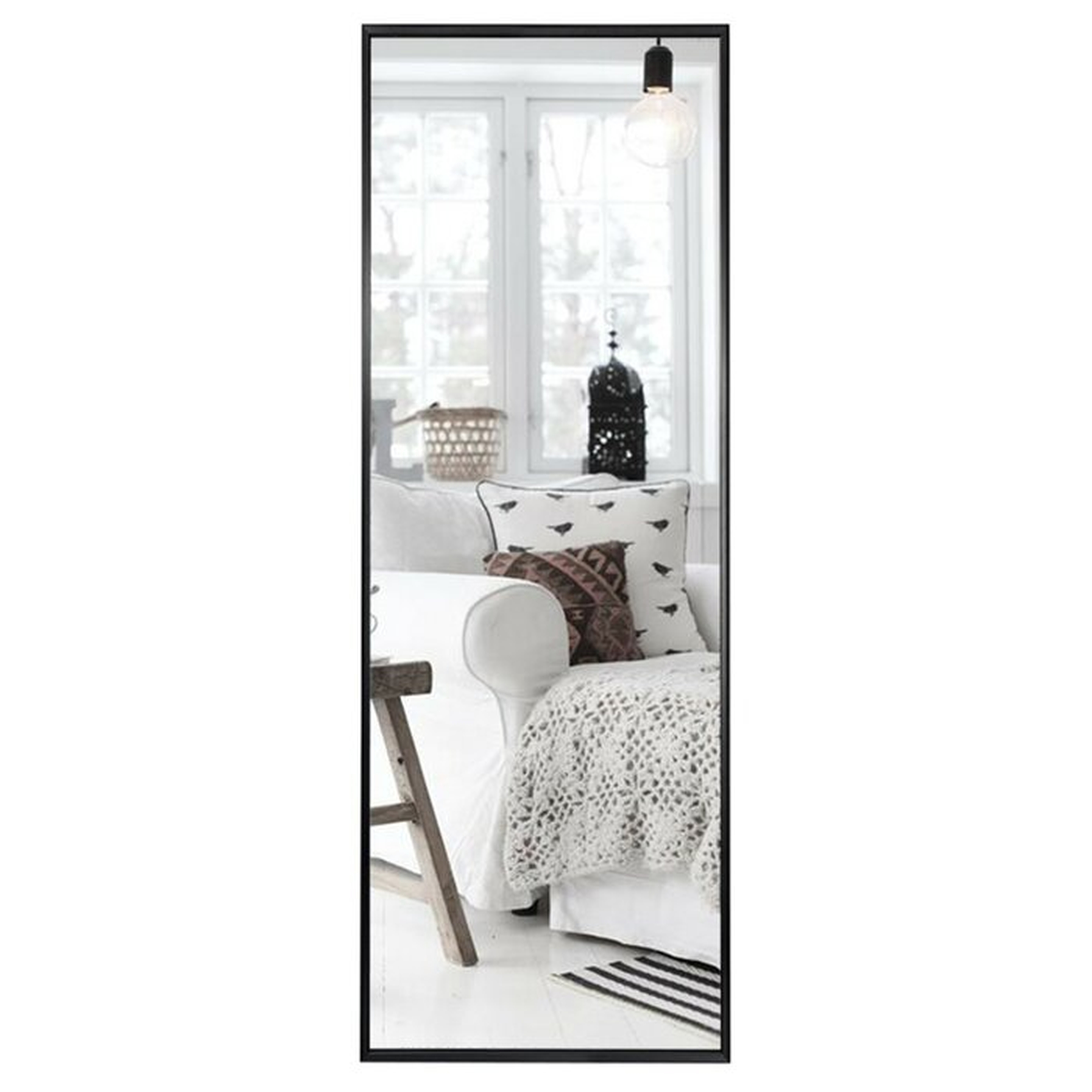 Modern & Contemporary Full Length Mirror - Elegant Black - Wayfair