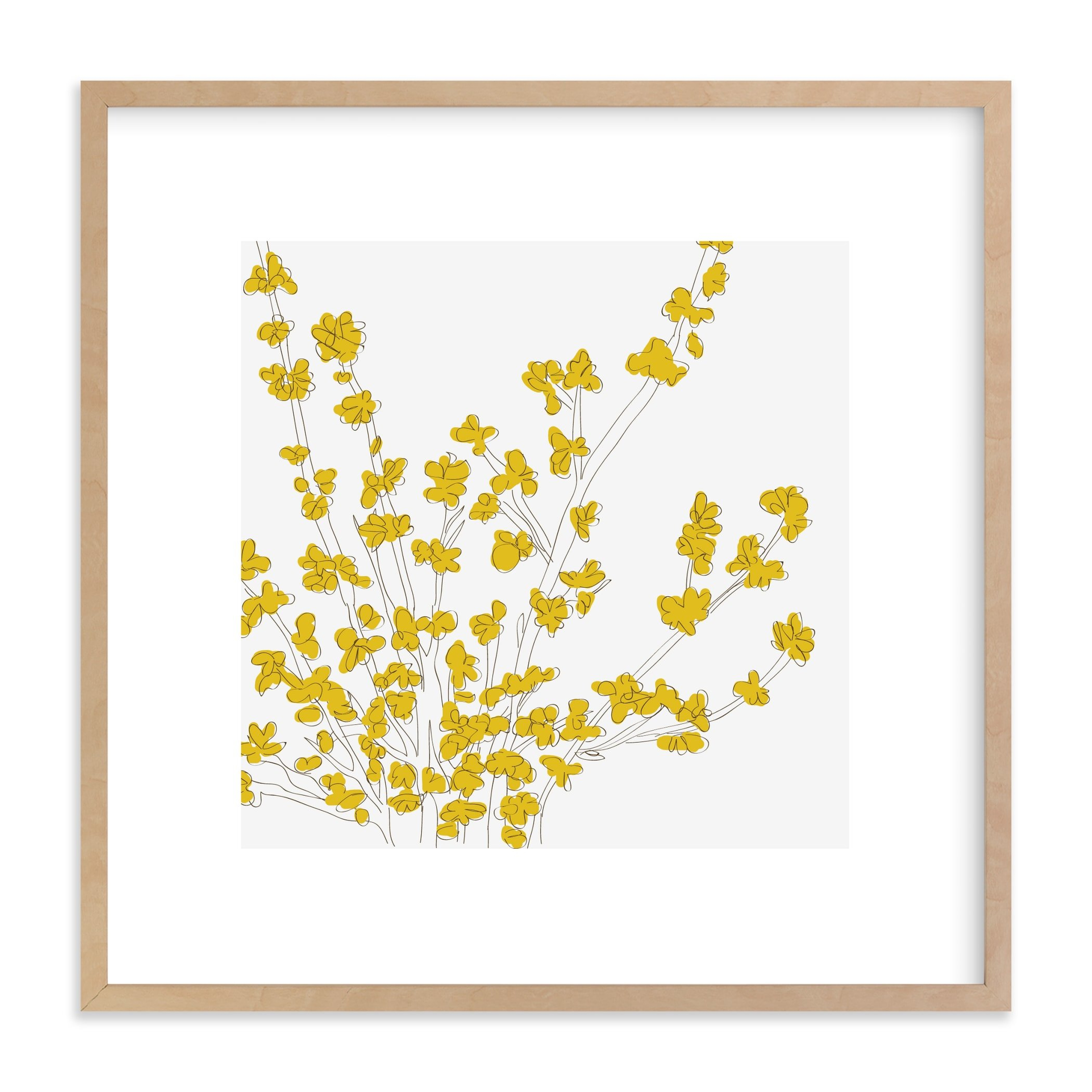 Forsythia Art Print - Minted