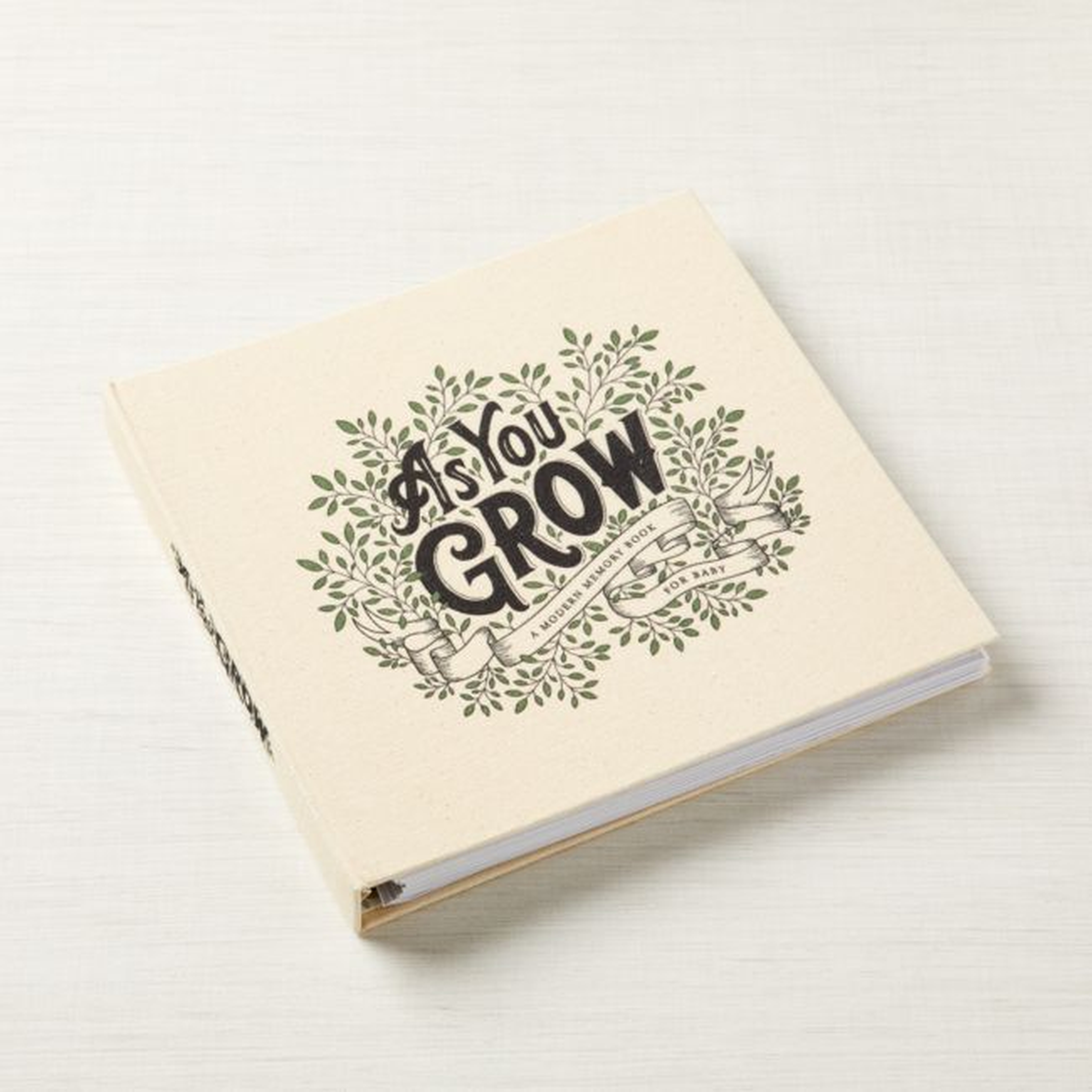 As You Grow: A Modern Memory Book for Baby - Crate and Barrel