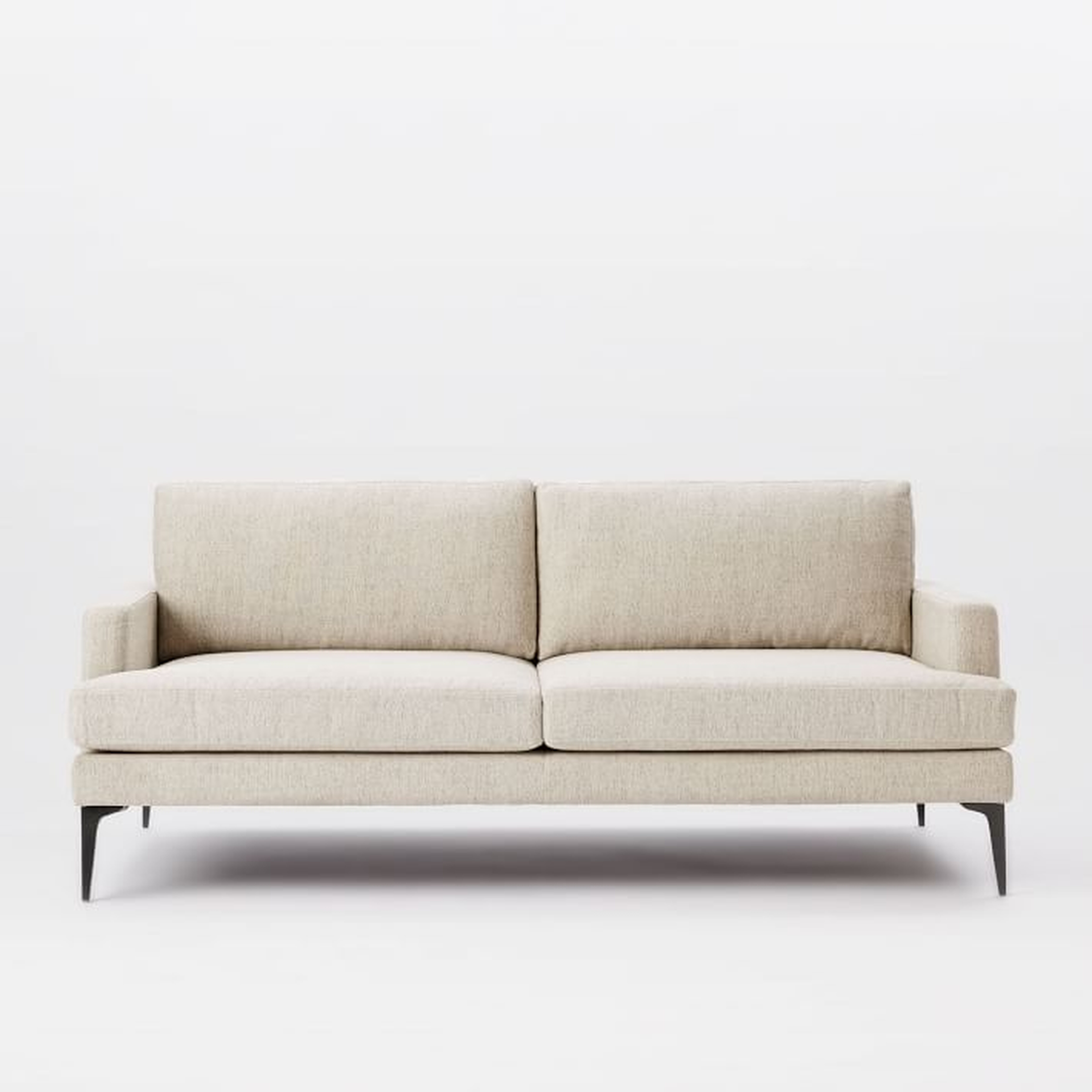 Andes 76.5" Sofa, Twill, Stone - West Elm