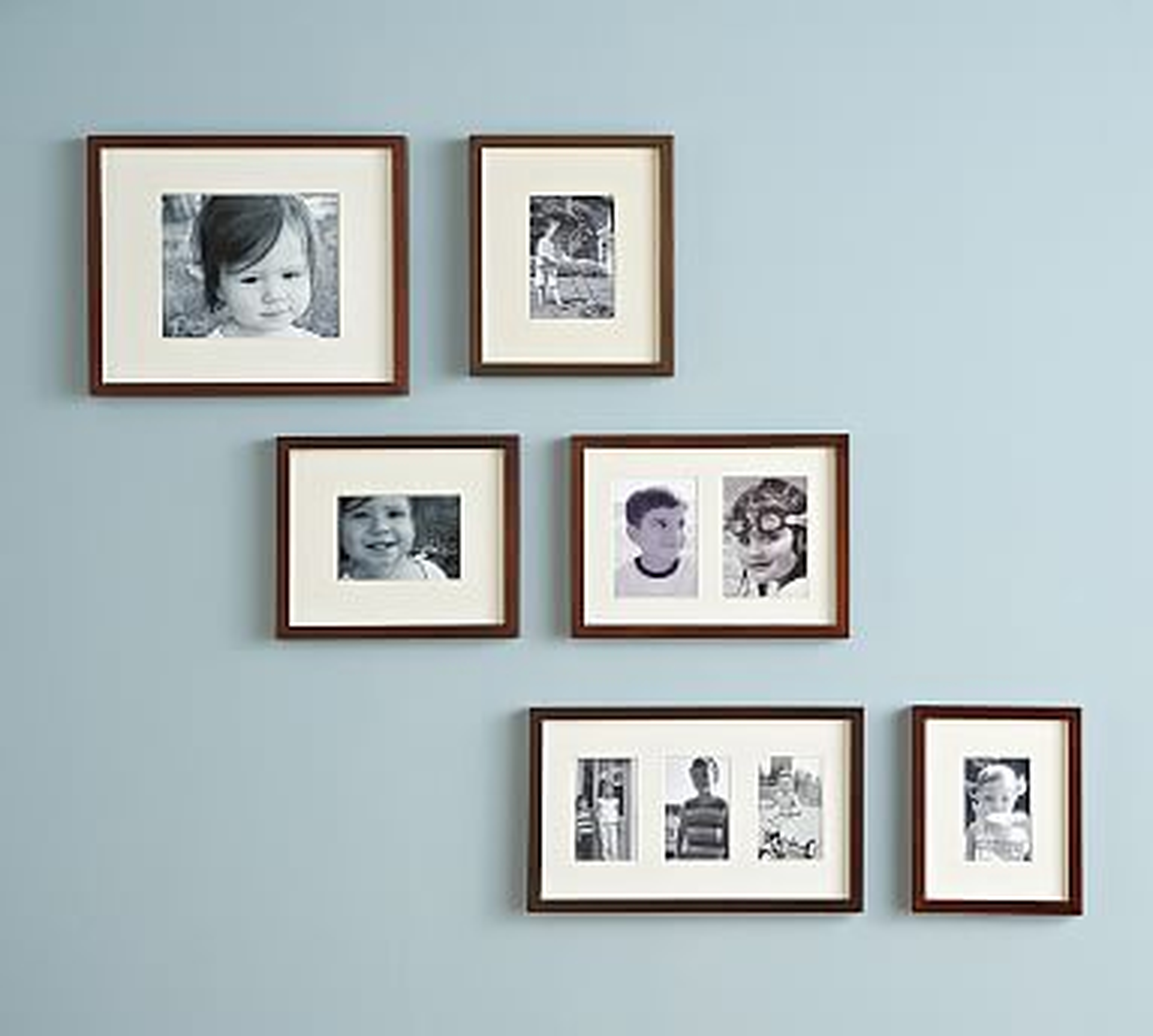 Gallery in a Box, Espresso Stain Frames, Set of 6 - Pottery Barn
