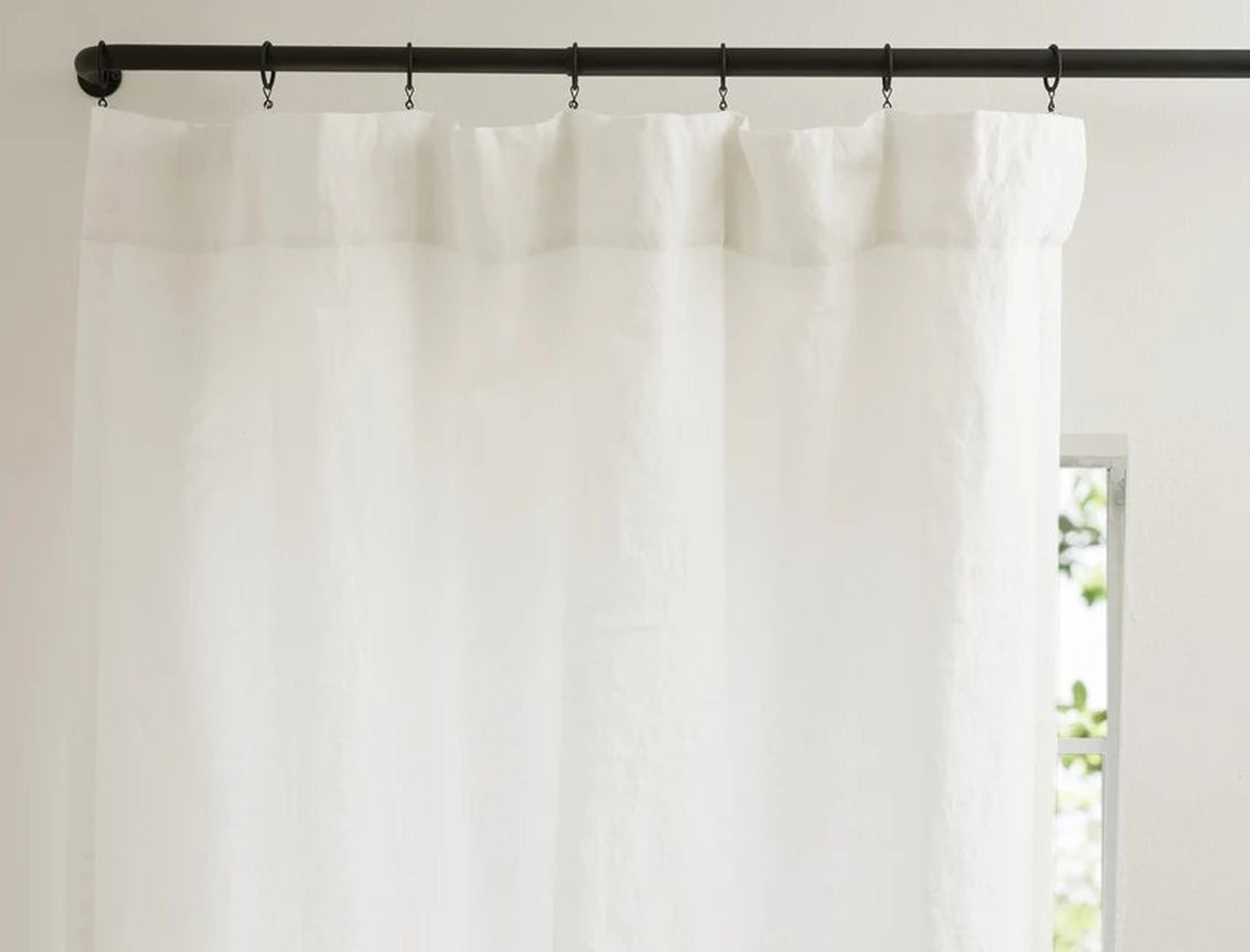 Washed Linen Curtain - Parachute