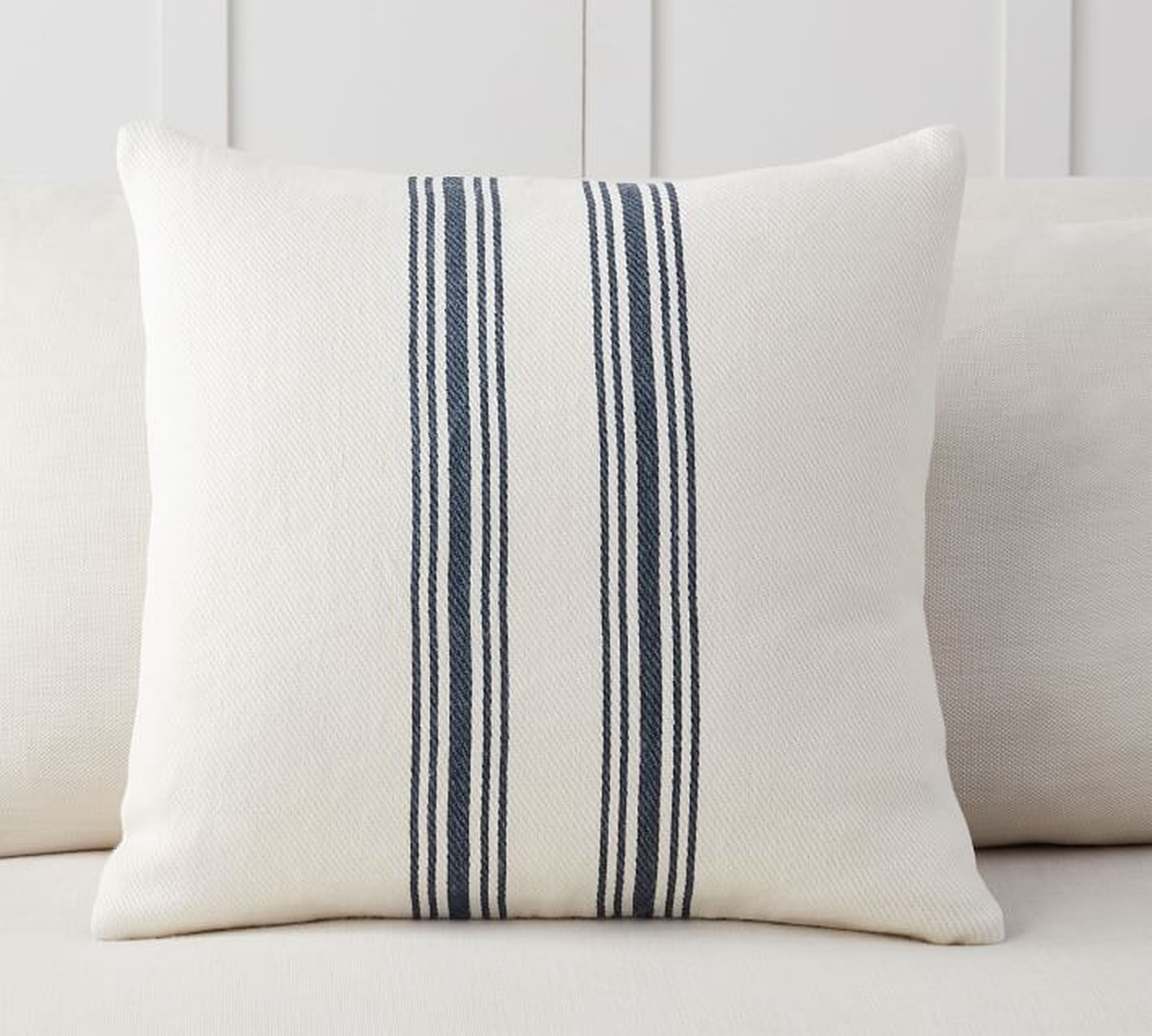 Culver Grainsack Striped Reversible Pillow Covers - Pottery Barn