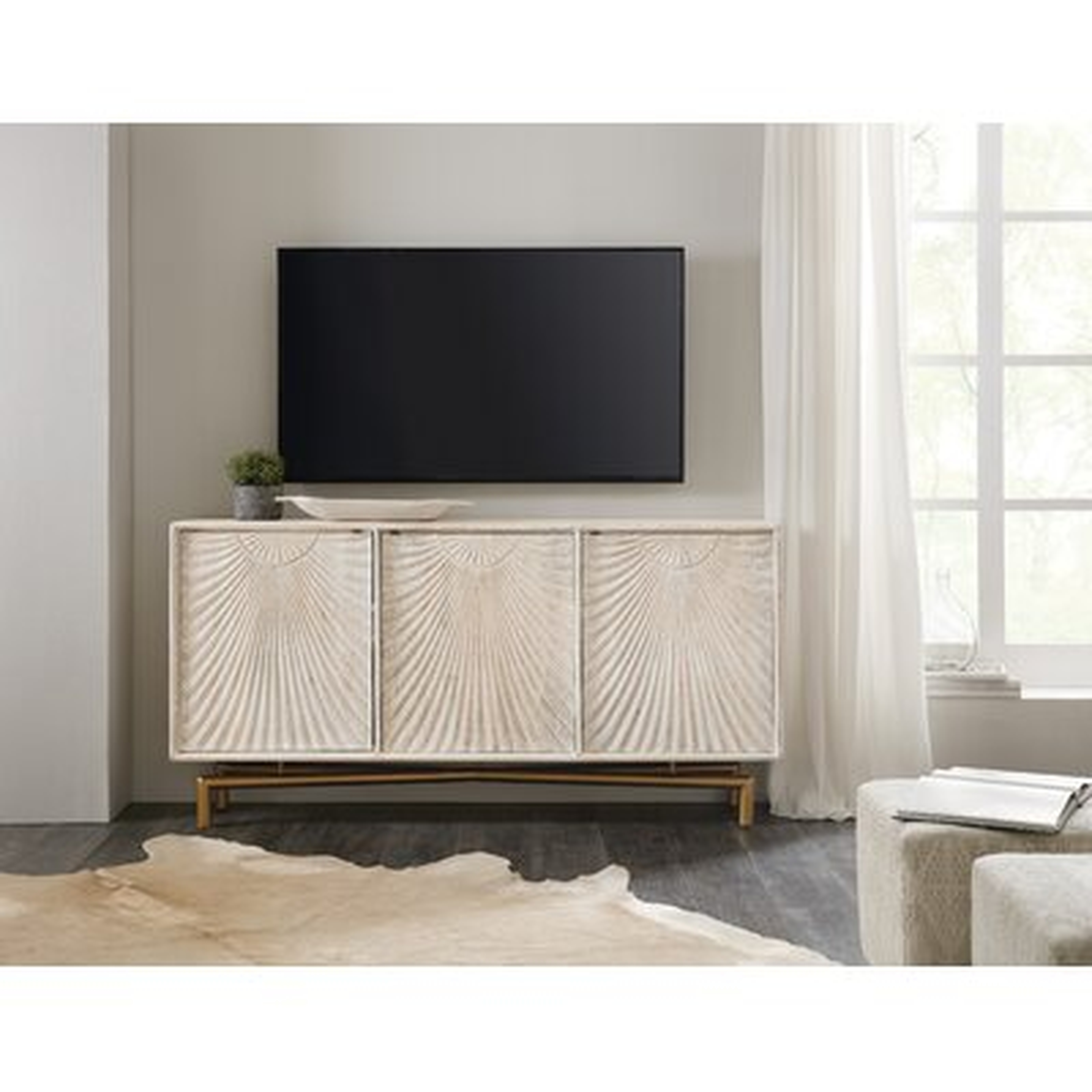 Solid Wood TV Stand for TVs up to 78" - Wayfair