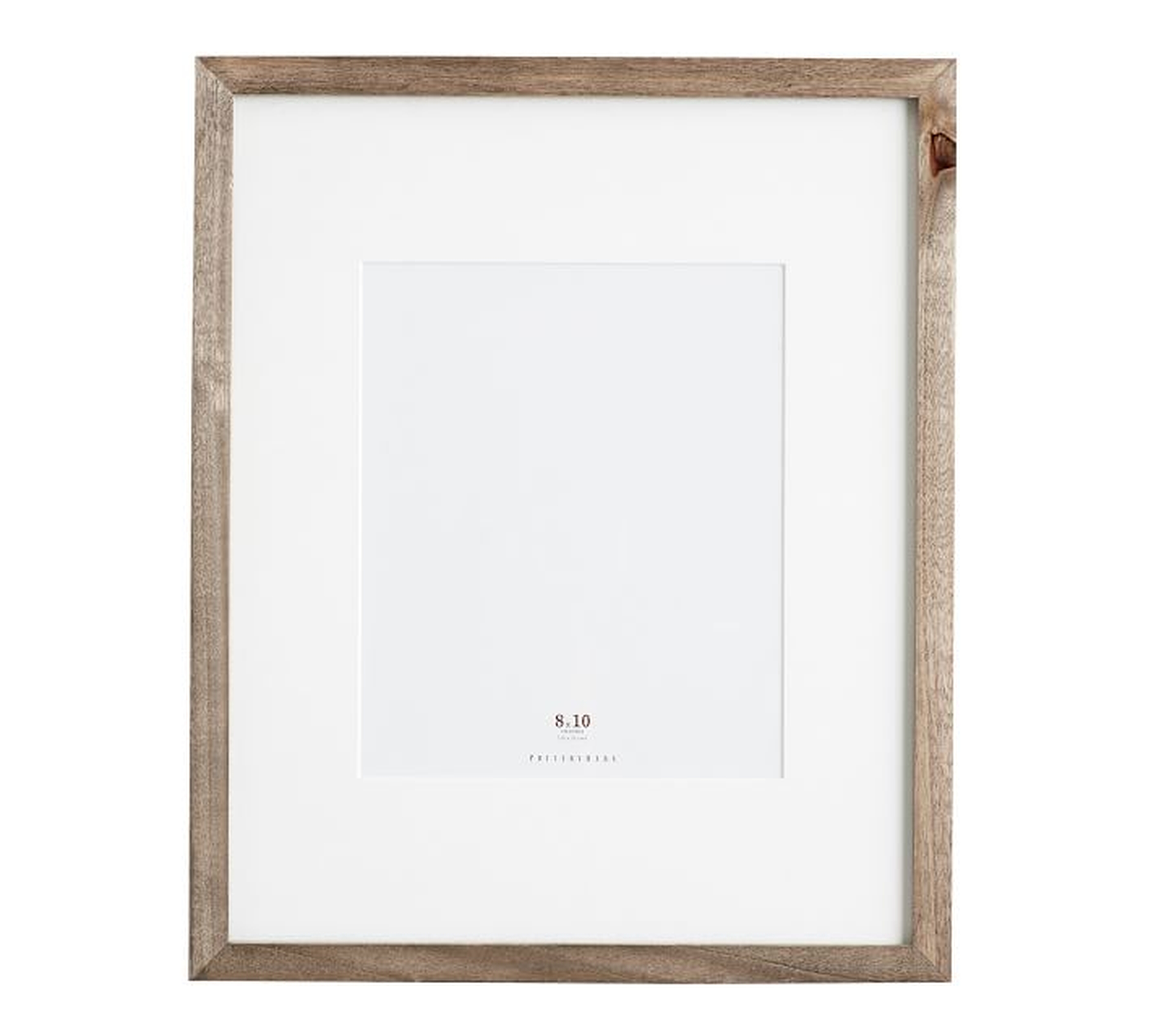 WOOD GALLERY SINGLE OPENING FRAME 8 x 10, gray - Pottery Barn